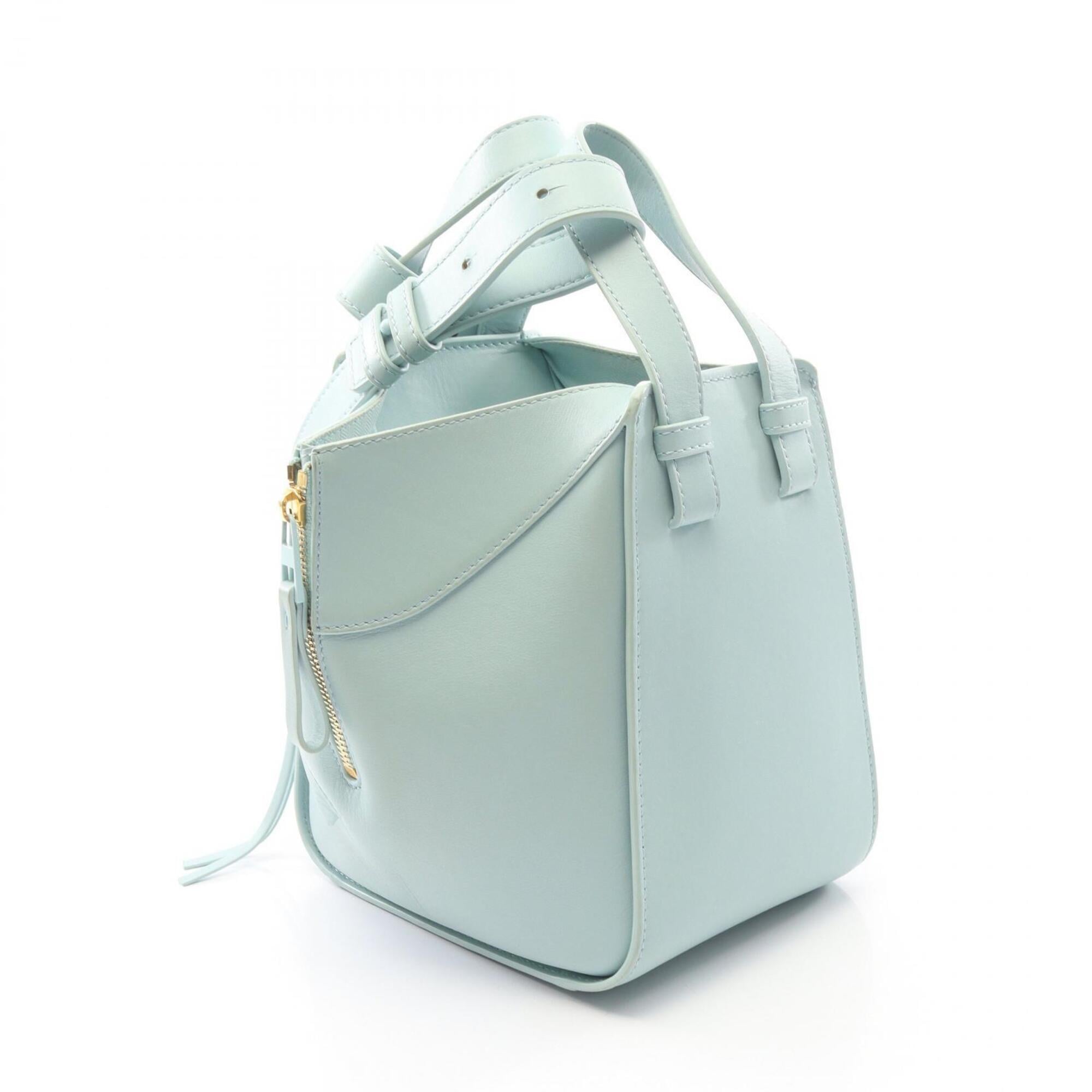 Loewe Hammock Blue Leather Handbag (Pre-Owned)