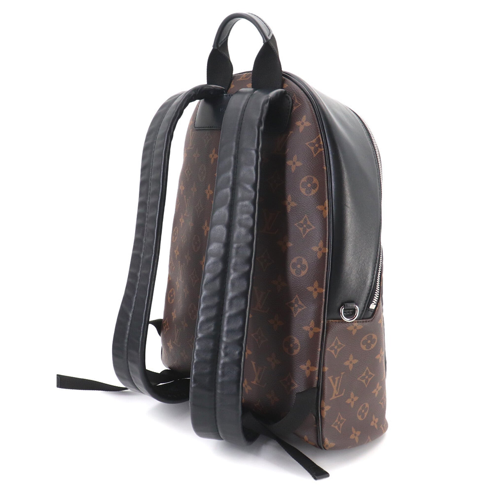 Louis Vuitton Black Brown Monogram Macassar Monogram Backpack (Pre-Owned)