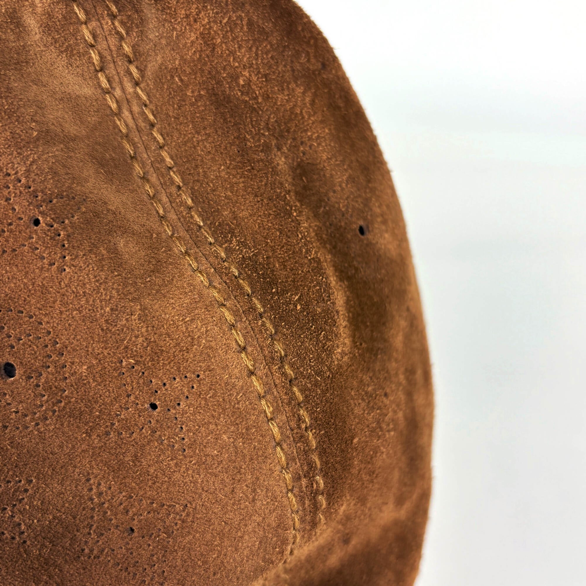 Louis Vuitton Cacao Suede Shoulder Bag (Pre-Owned)