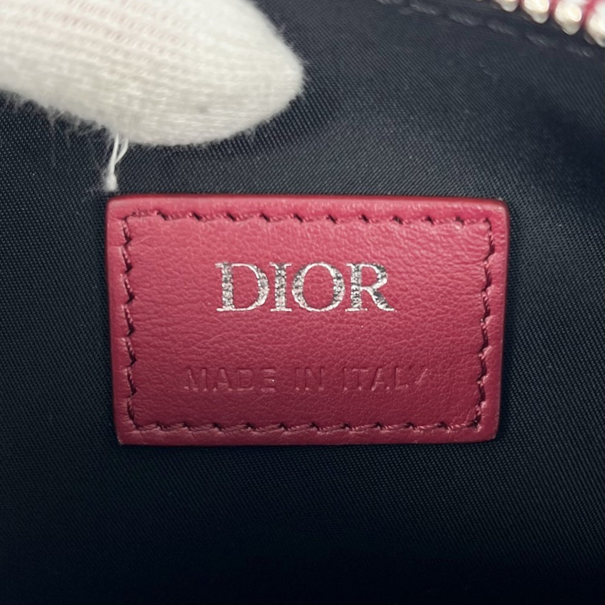 Christian Dior Red Color Leather Sling Bag (Pre-Owned)