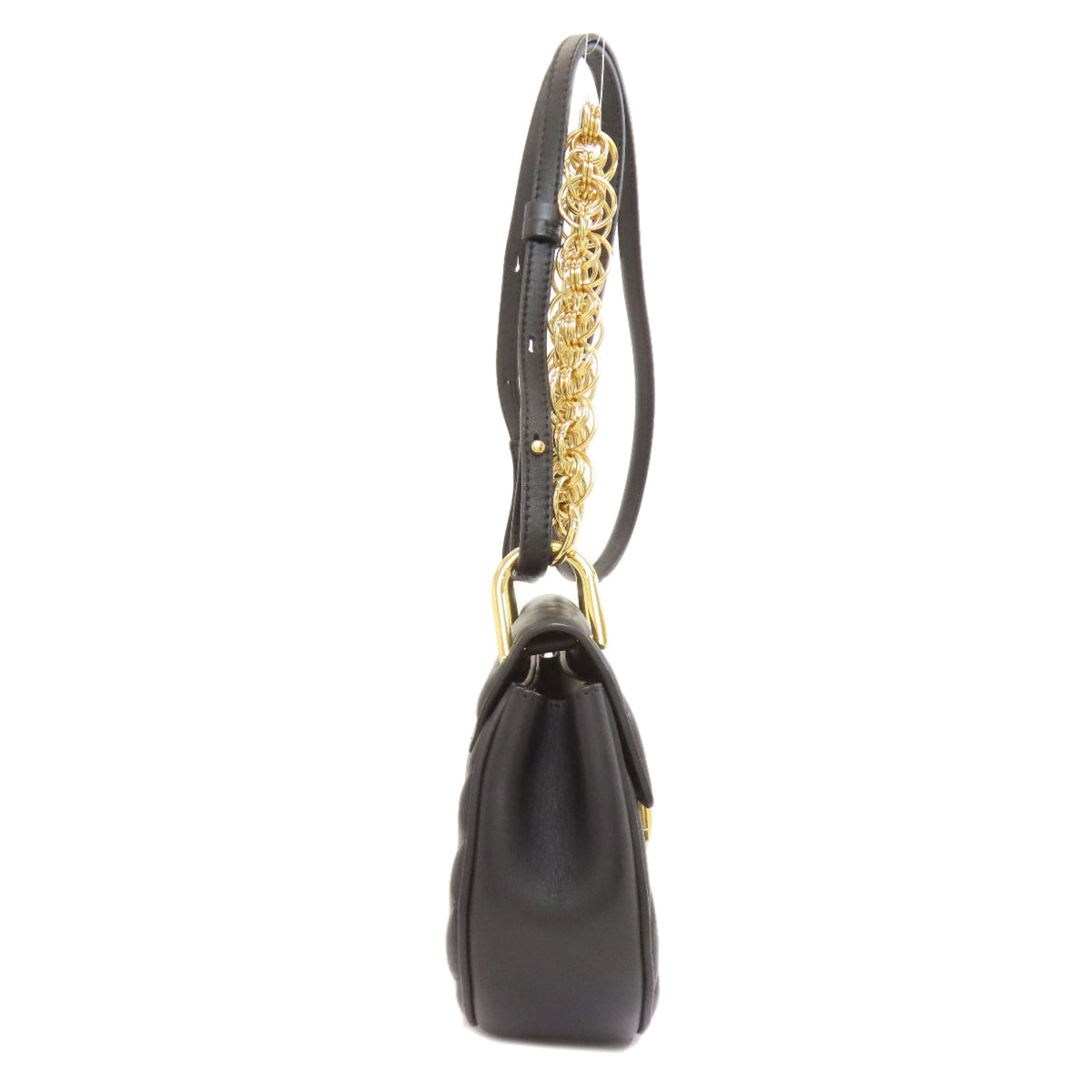 Chloé Black Leather Shoulder Bag (Pre-Owned)