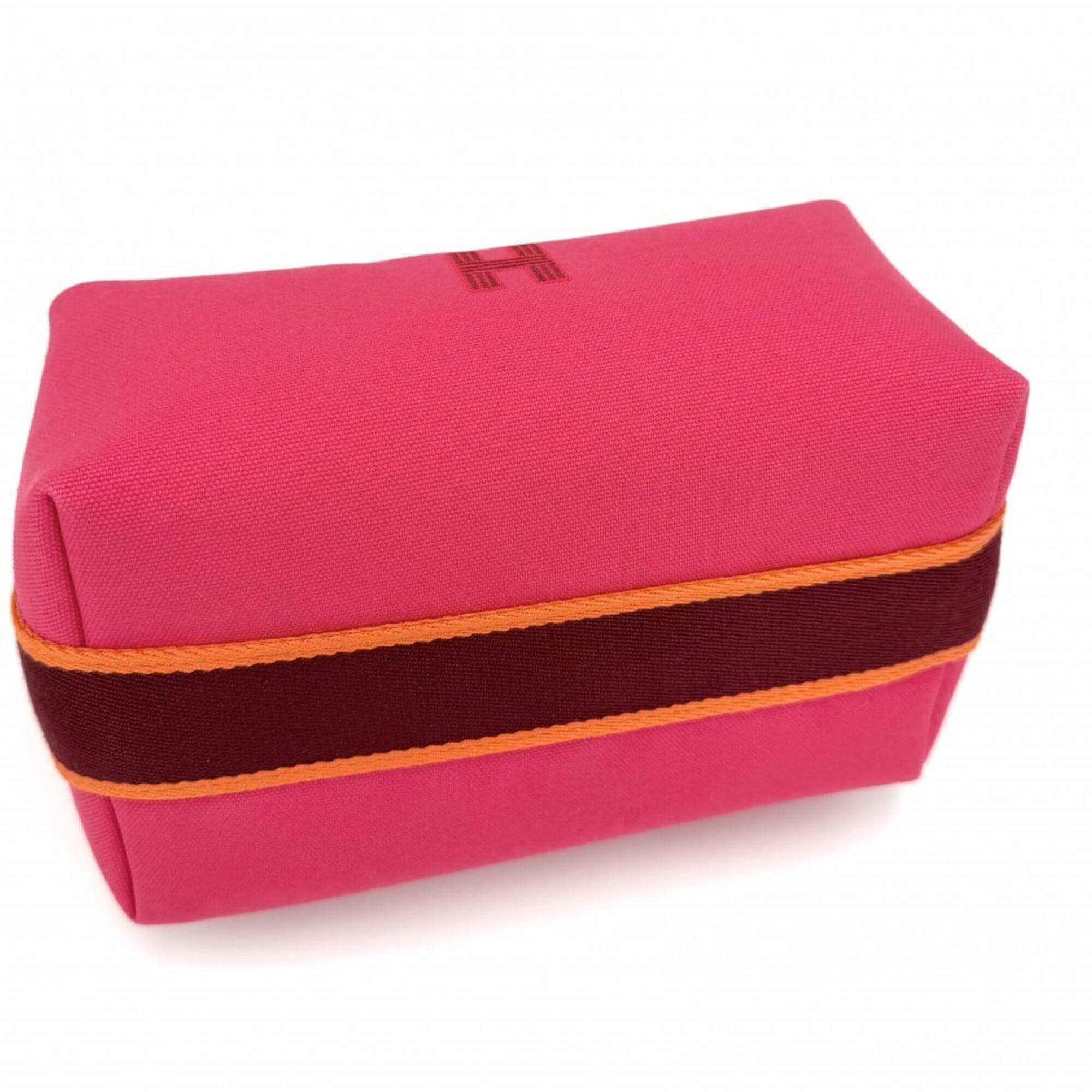 Hermes Pink Cotton Handbag Pouch (Pre-Owned)