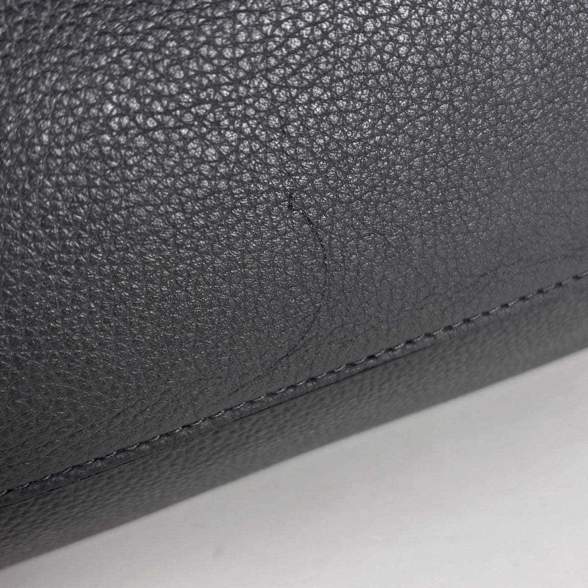 Loewe Gray Leather Tote Bag (Pre-Owned)