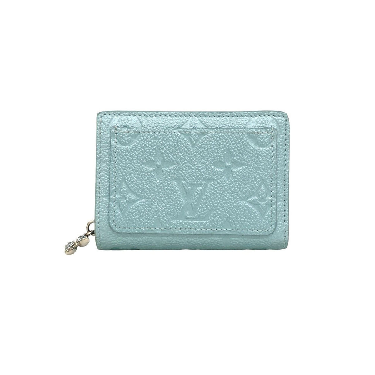 Louis Vuitton Blue Leather Wallet (Bi-Fold) (Pre-Owned)