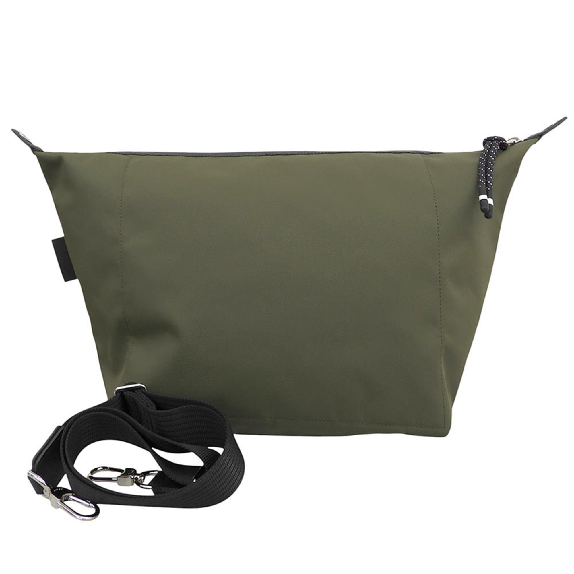 Longchamp Khaki Nylon Crossbody Bag Shoulder Bag (Pre-Owned)
