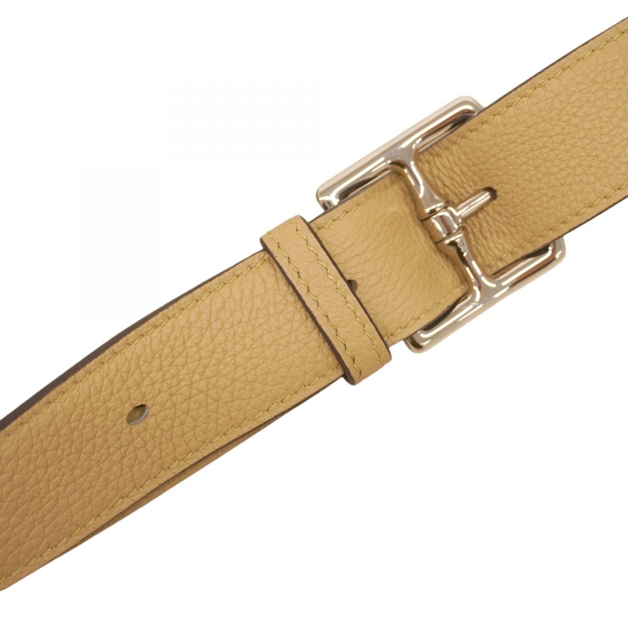Hermes Beige Togo Leather Shoulder Bag (Pre-Owned)