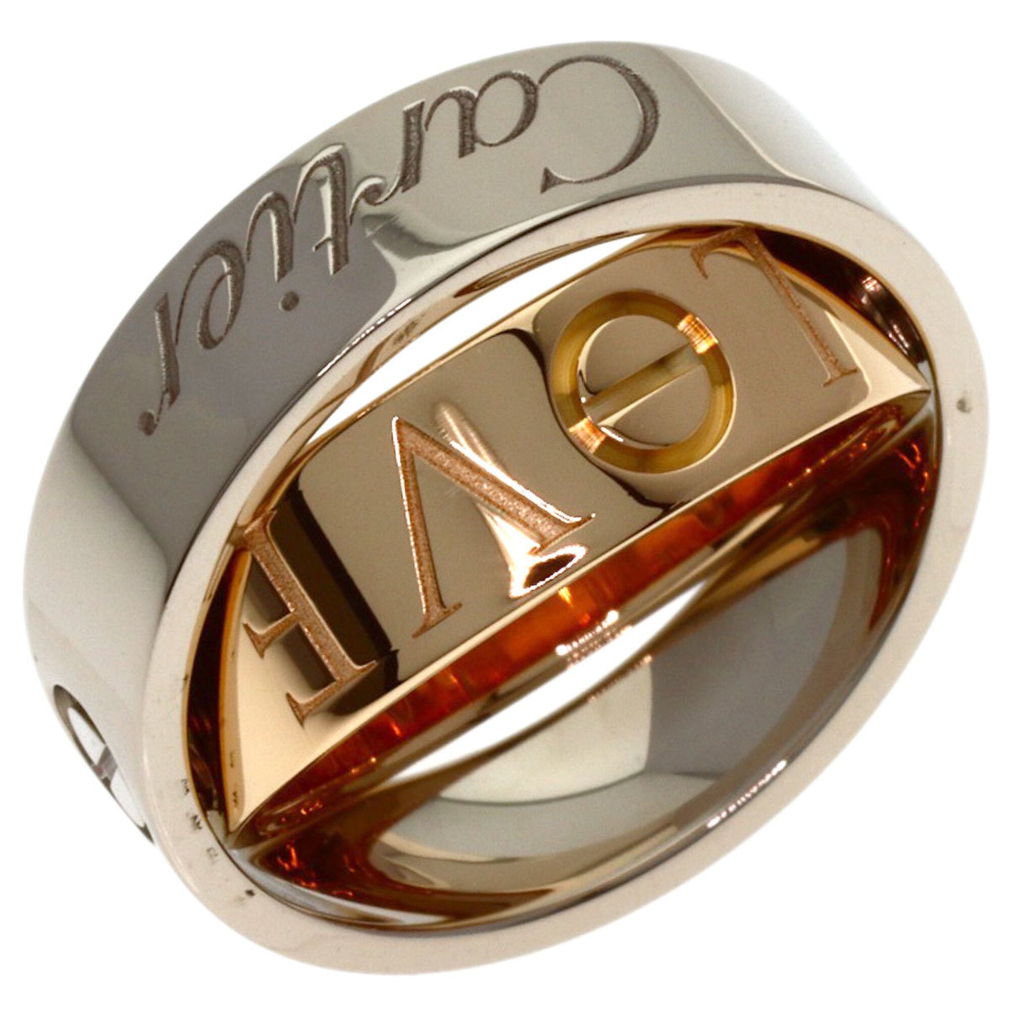 Cartier White Gold White Gold (18K) Band Ring (Pre-Owned)