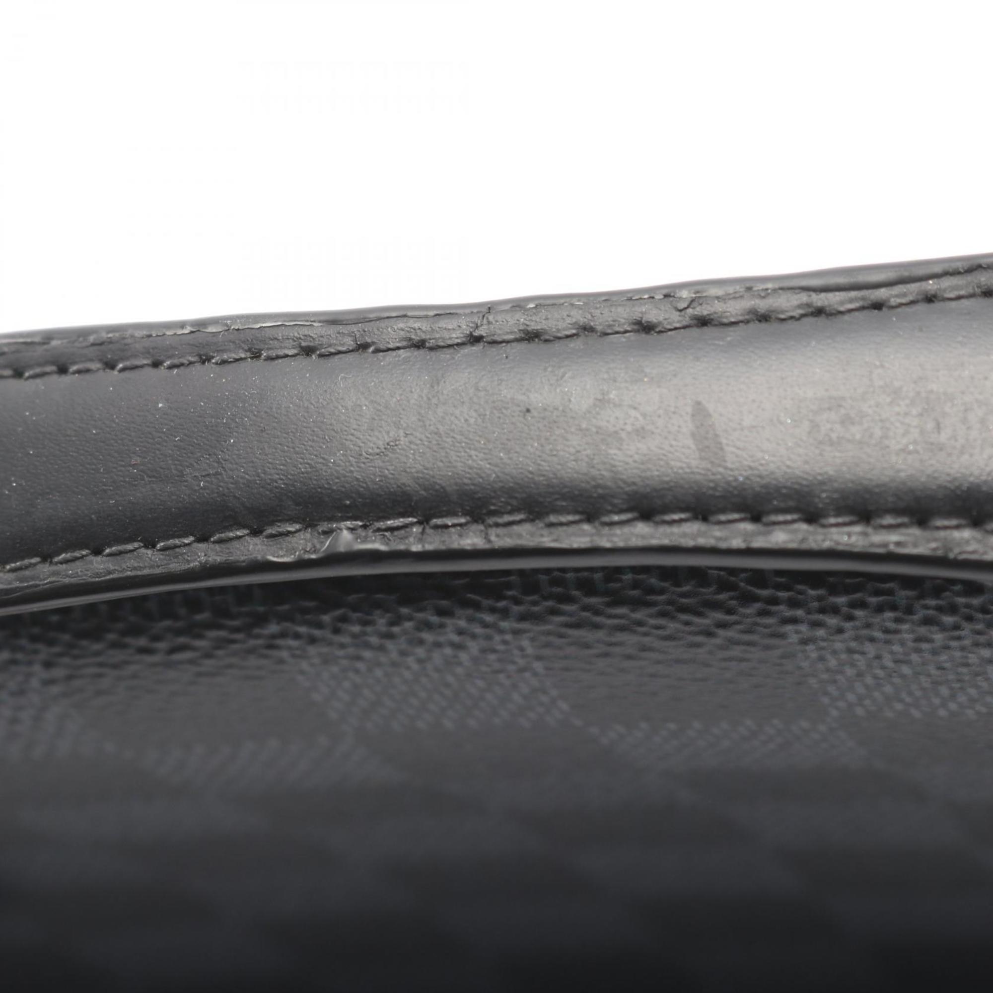Louis Vuitton Black Damier Graphite Damier Graphite Long Bill Wallet (Bi-Fold) (Pre-Owned)
