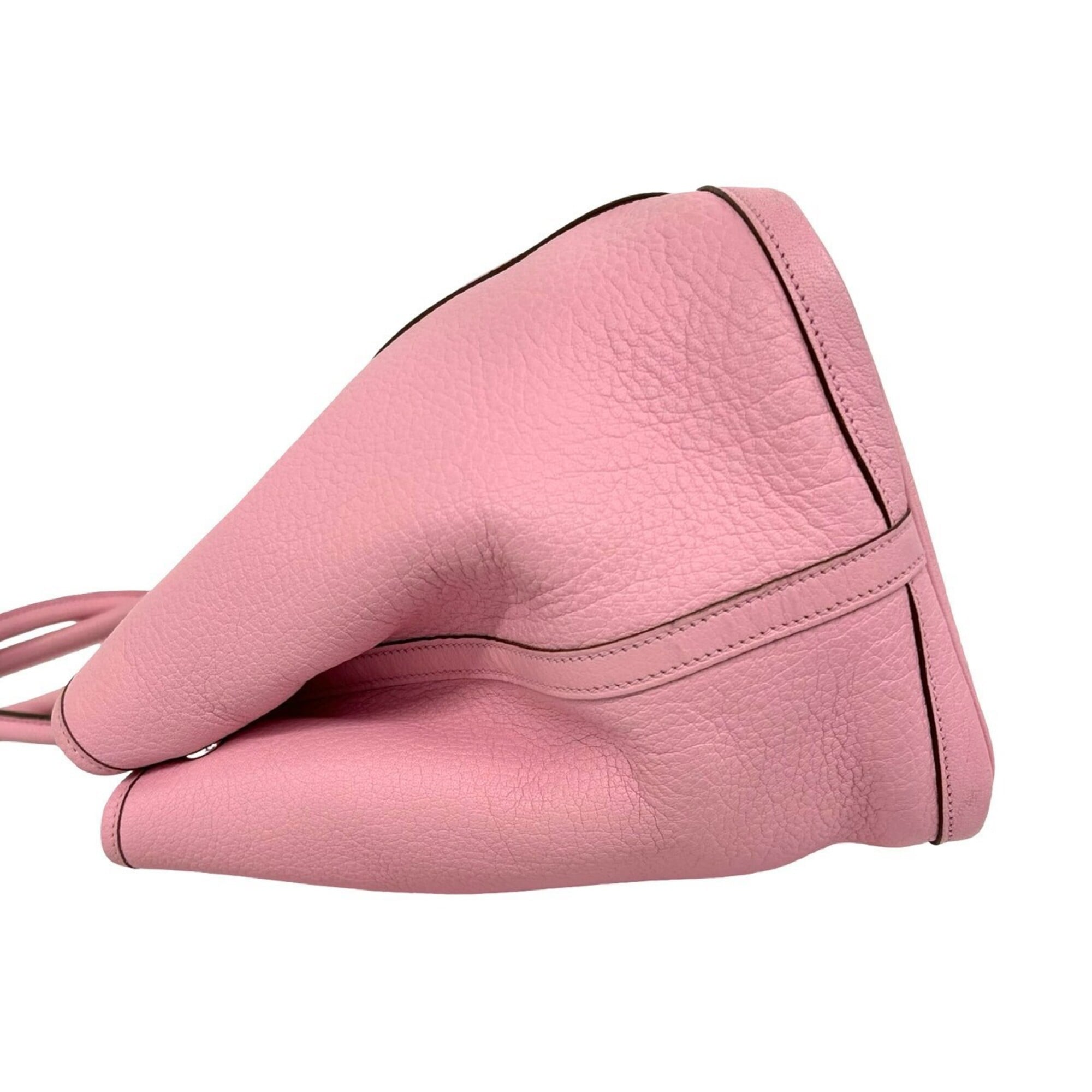 Hermes Pink Negonda Leather Handbag Tote Bag (Pre-Owned)