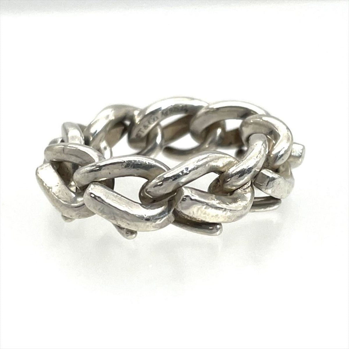 Tiffany Silver Silver 925 Band Ring (Pre-Owned)