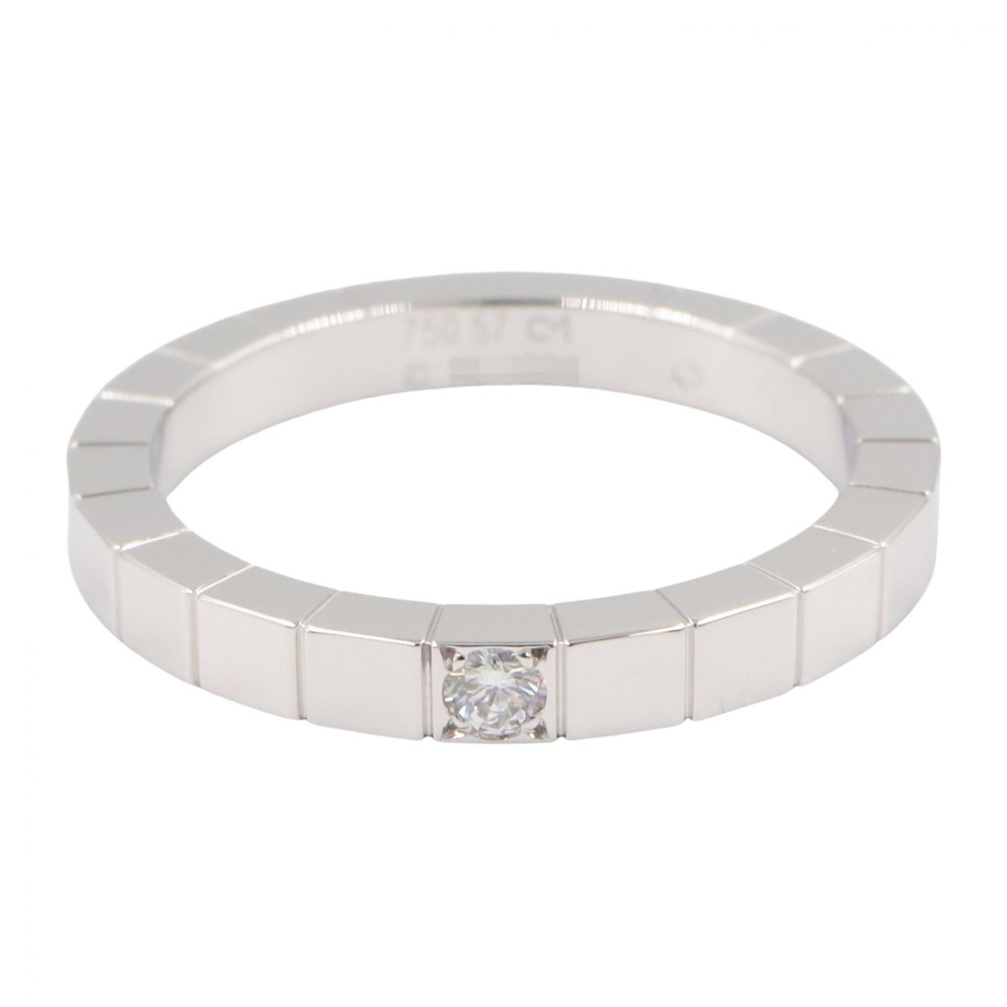 Cartier Silver Clear White Gold (18K) Band Ring (Pre-Owned)
