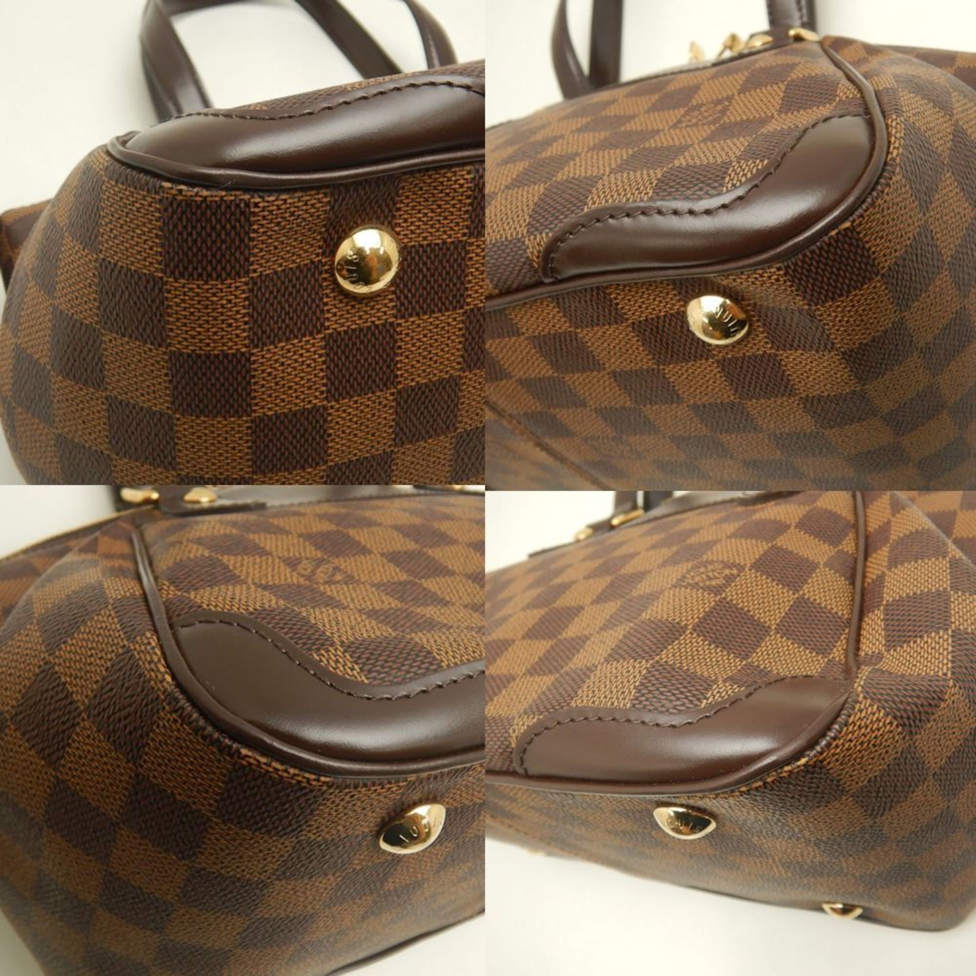 Louis Vuitton Damier Ebene Pvc Handbag (Pre-Owned)
