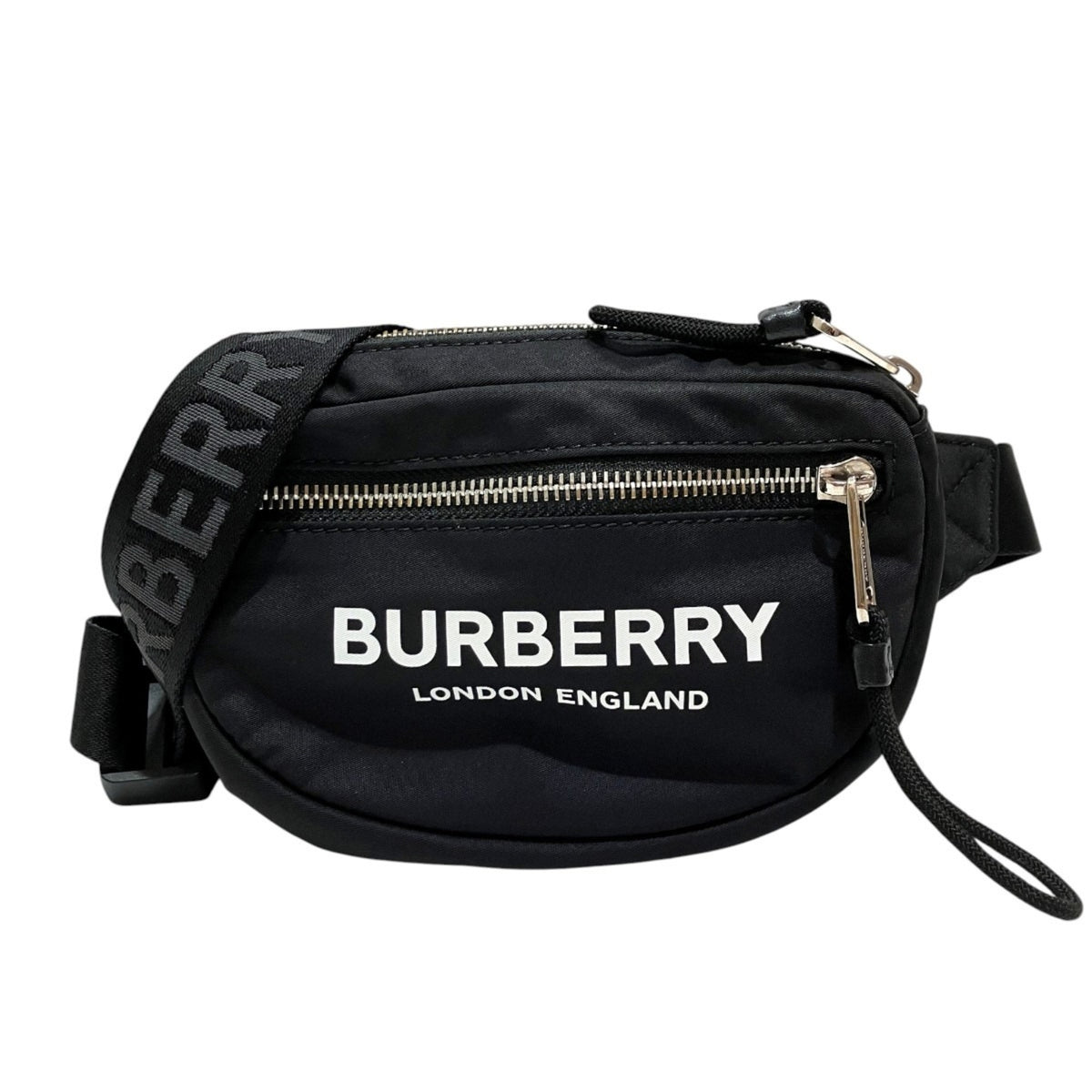Burberry Black Canvas Fanny Pack (Pre-Owned)