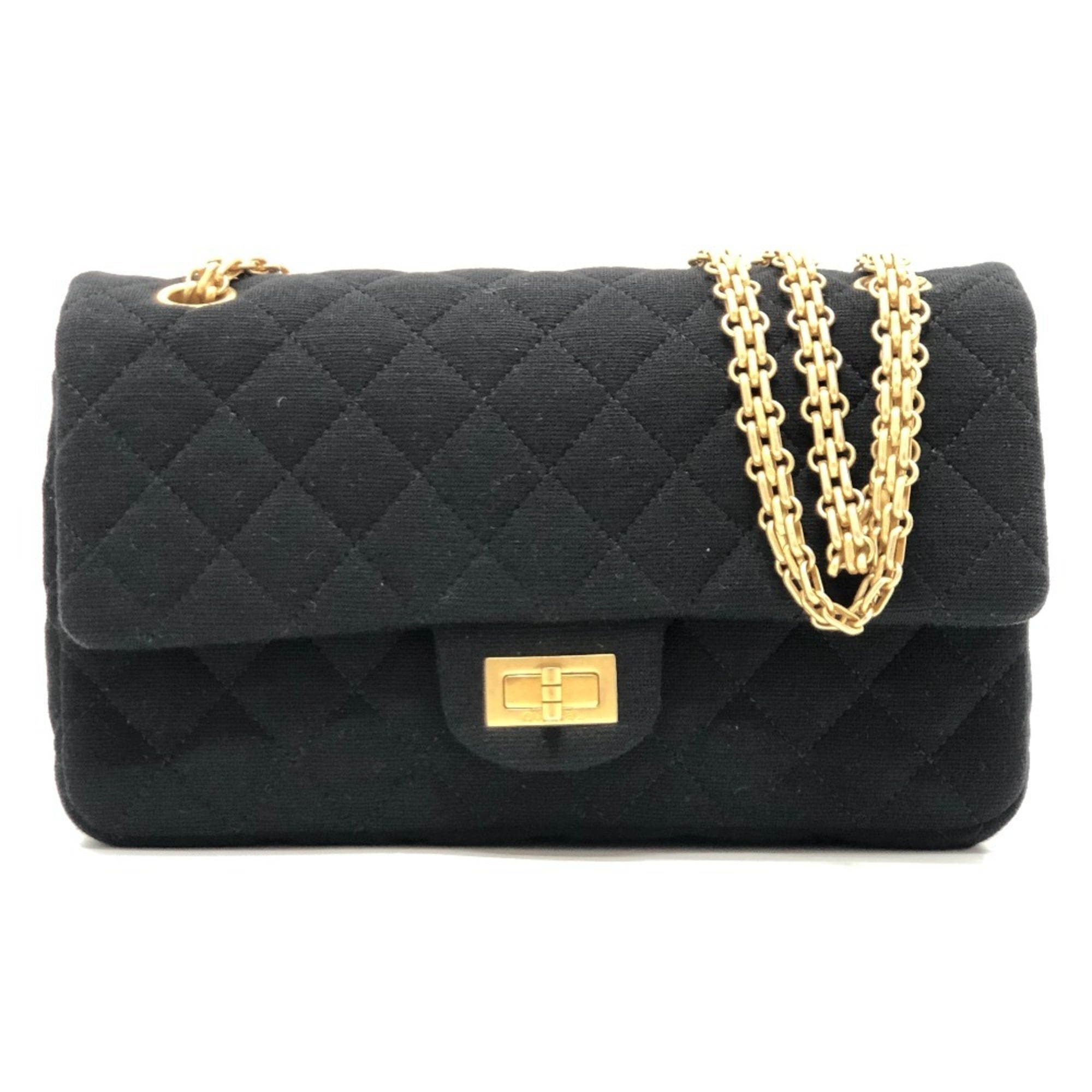 Chanel Black Leather Shoulder Bag (Pre-Owned)