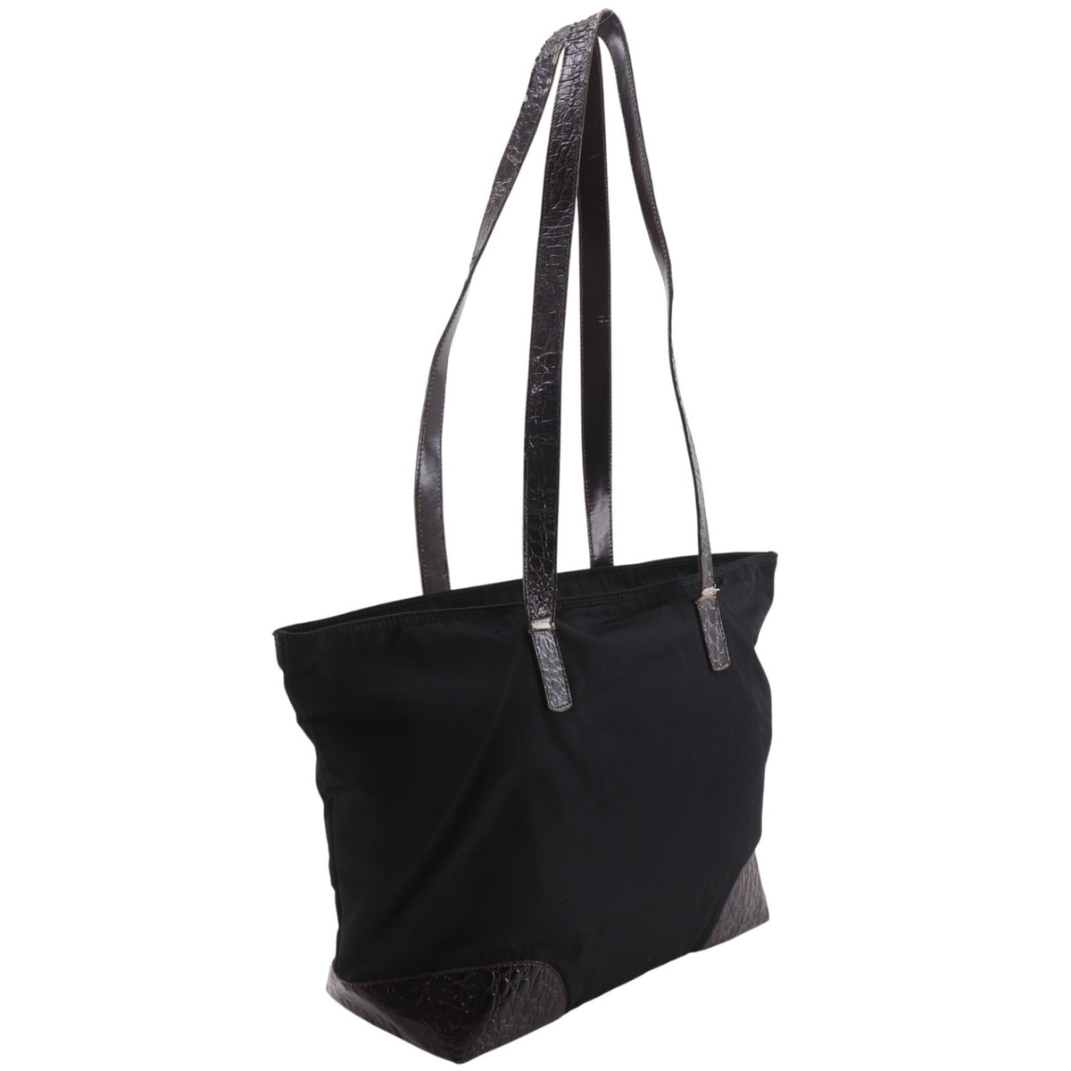 Prada Black Nylon Tote Bag (Pre-Owned)