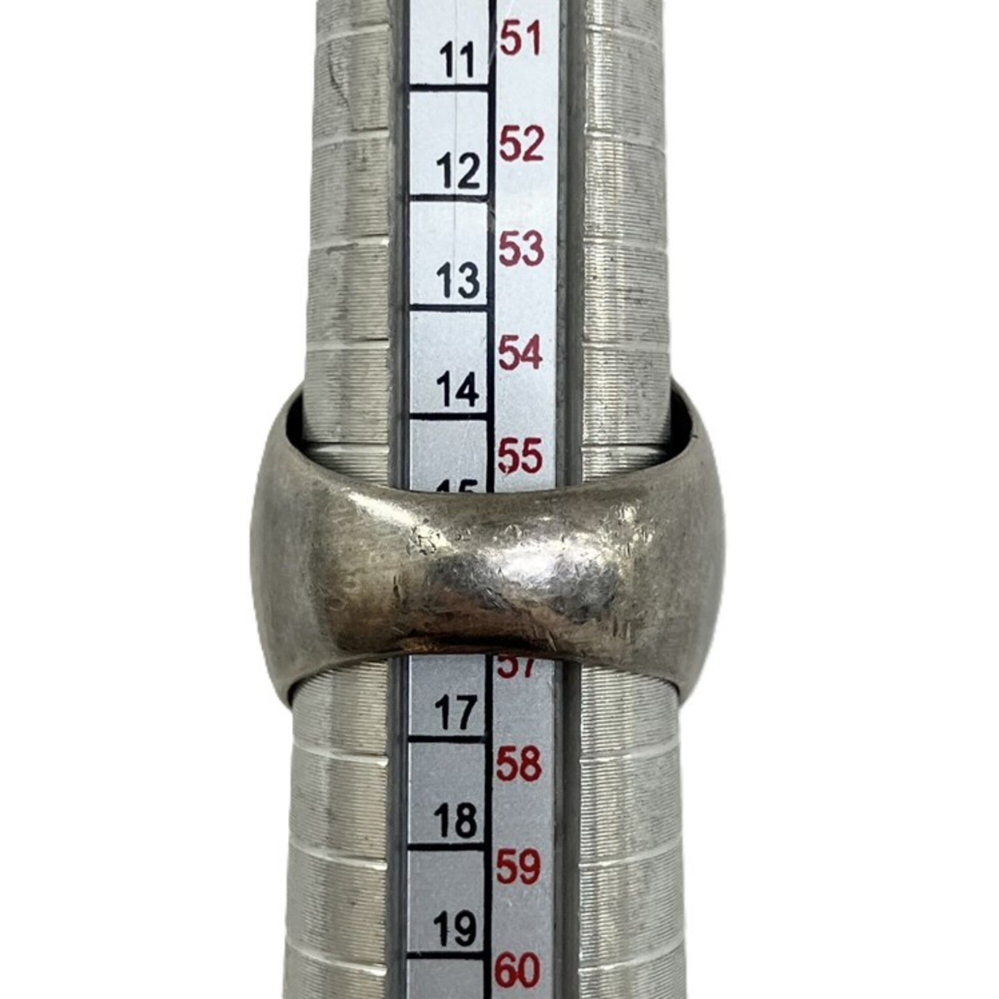 Bottega Veneta Silver Silver 925 Band Ring (Pre-Owned)