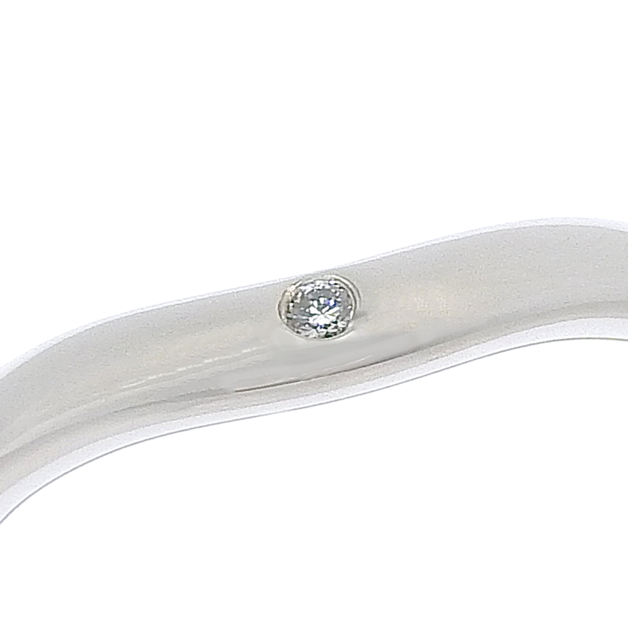 Tiffany Platinum Platinum 950 Band Ring (Pre-Owned)