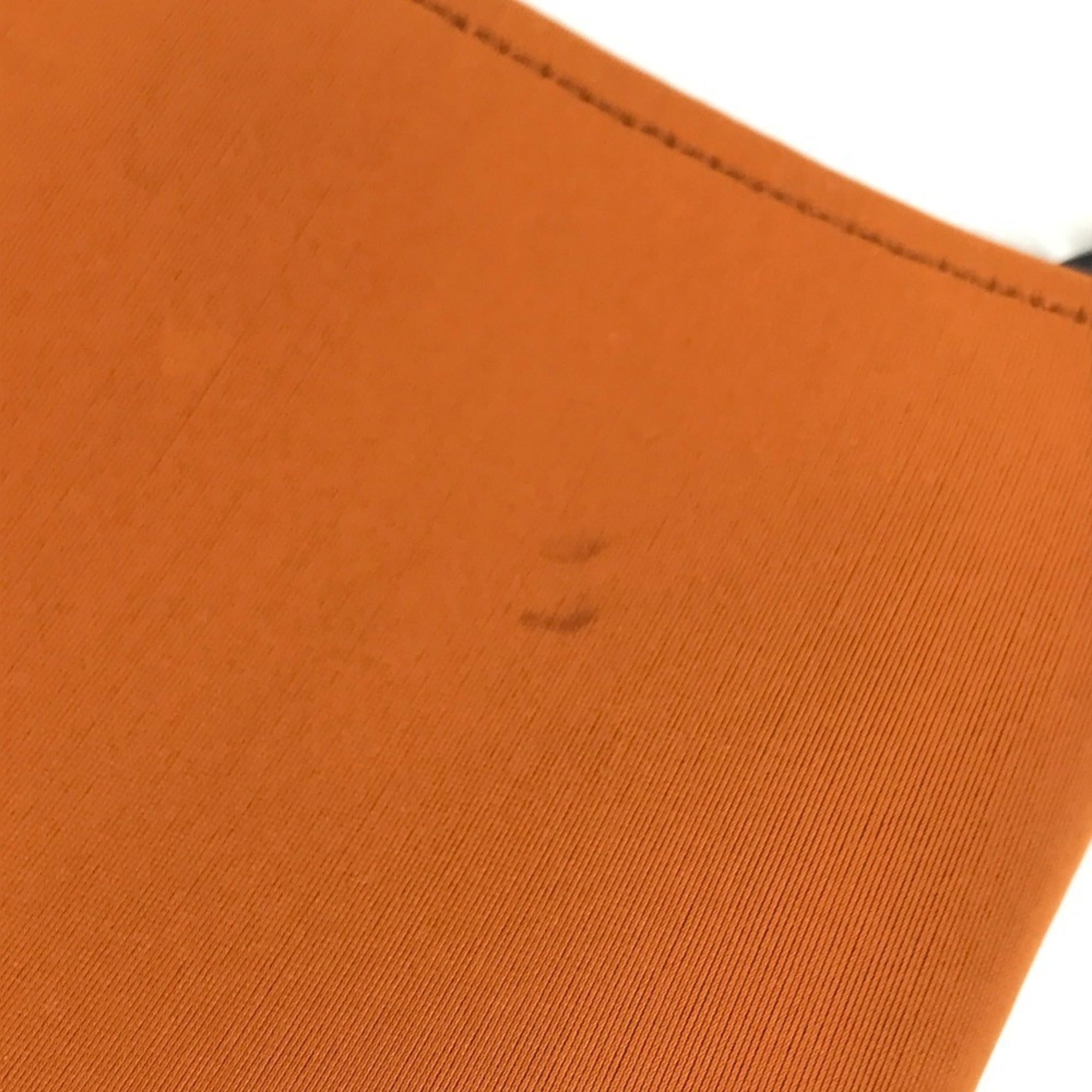 Hermes Orange Polyamide Clutch Bag Pouch (Pre-Owned)