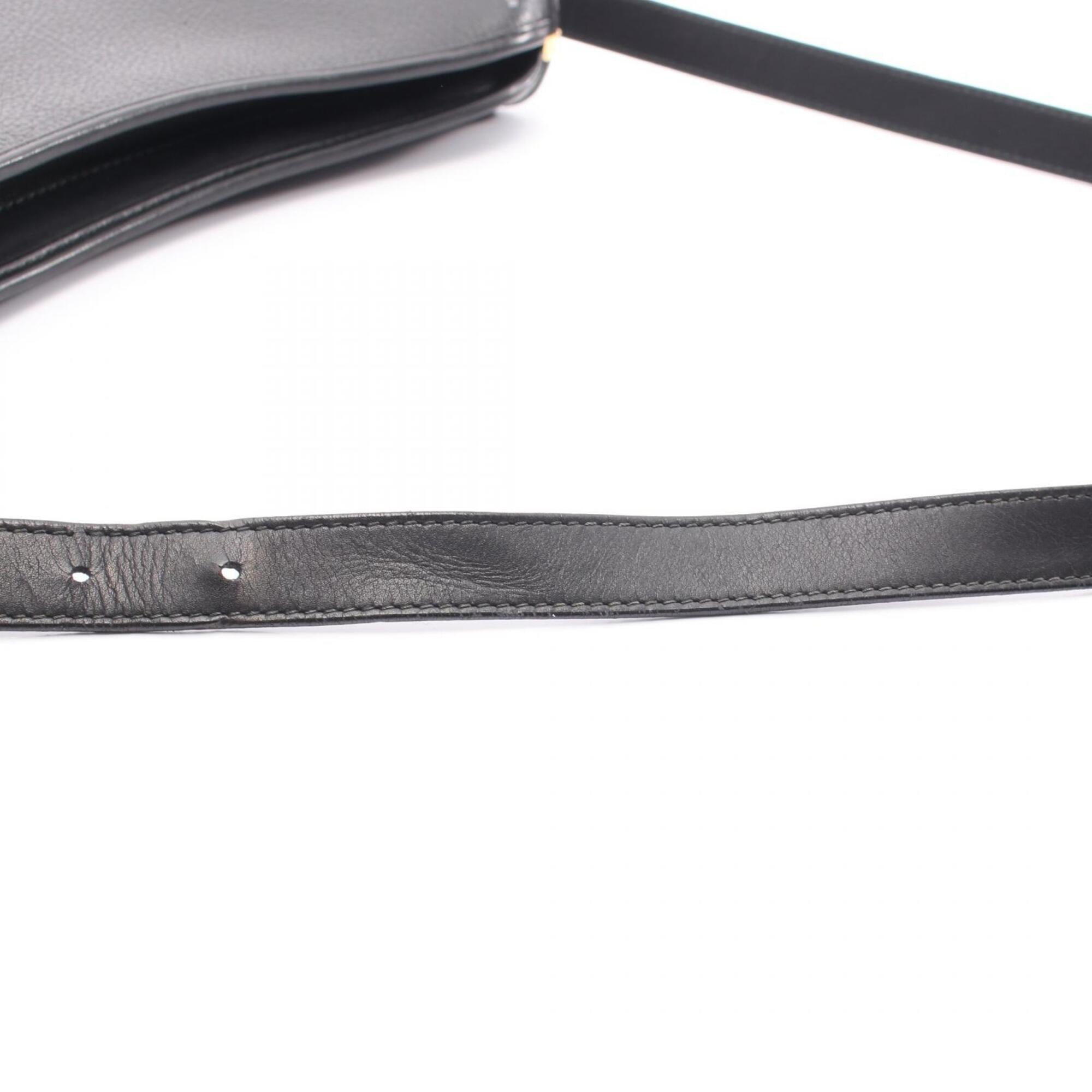 Gucci Black Leather Shoulder Bag (Pre-Owned)