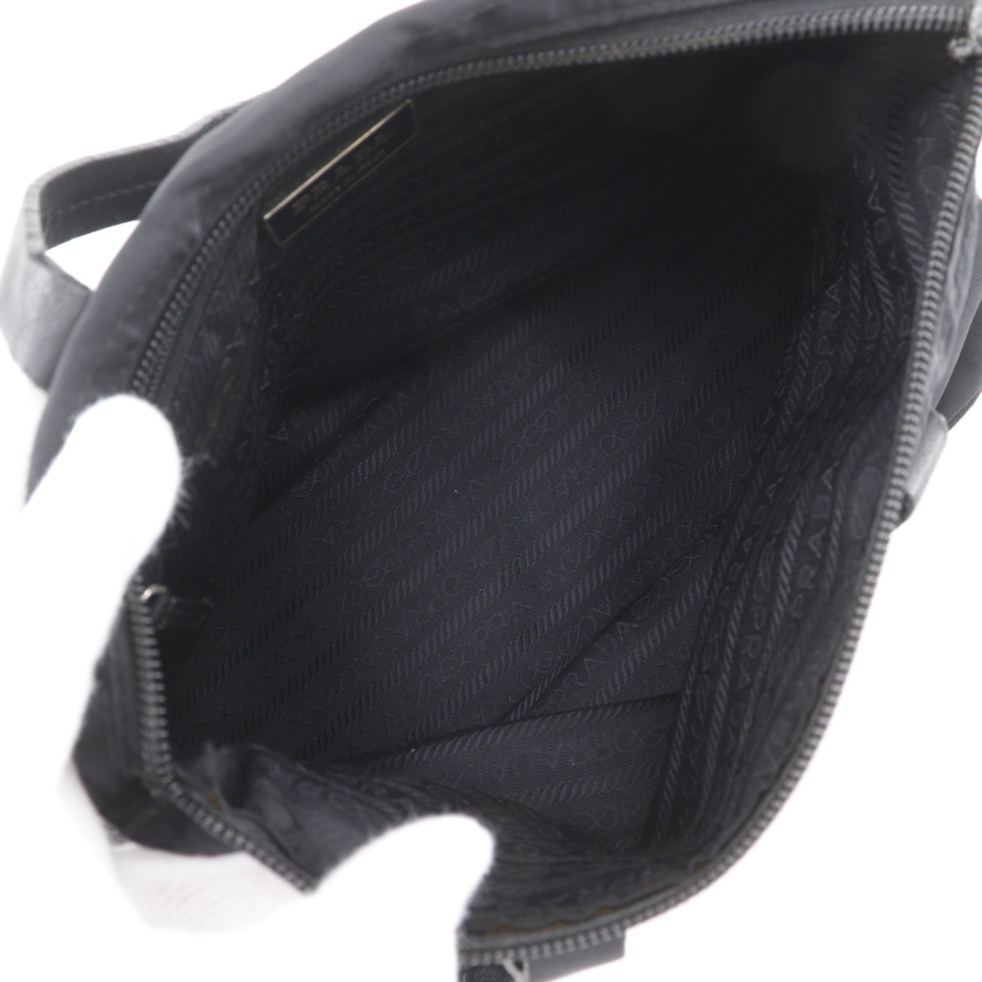Prada Black Nylon Handbag (Pre-Owned)