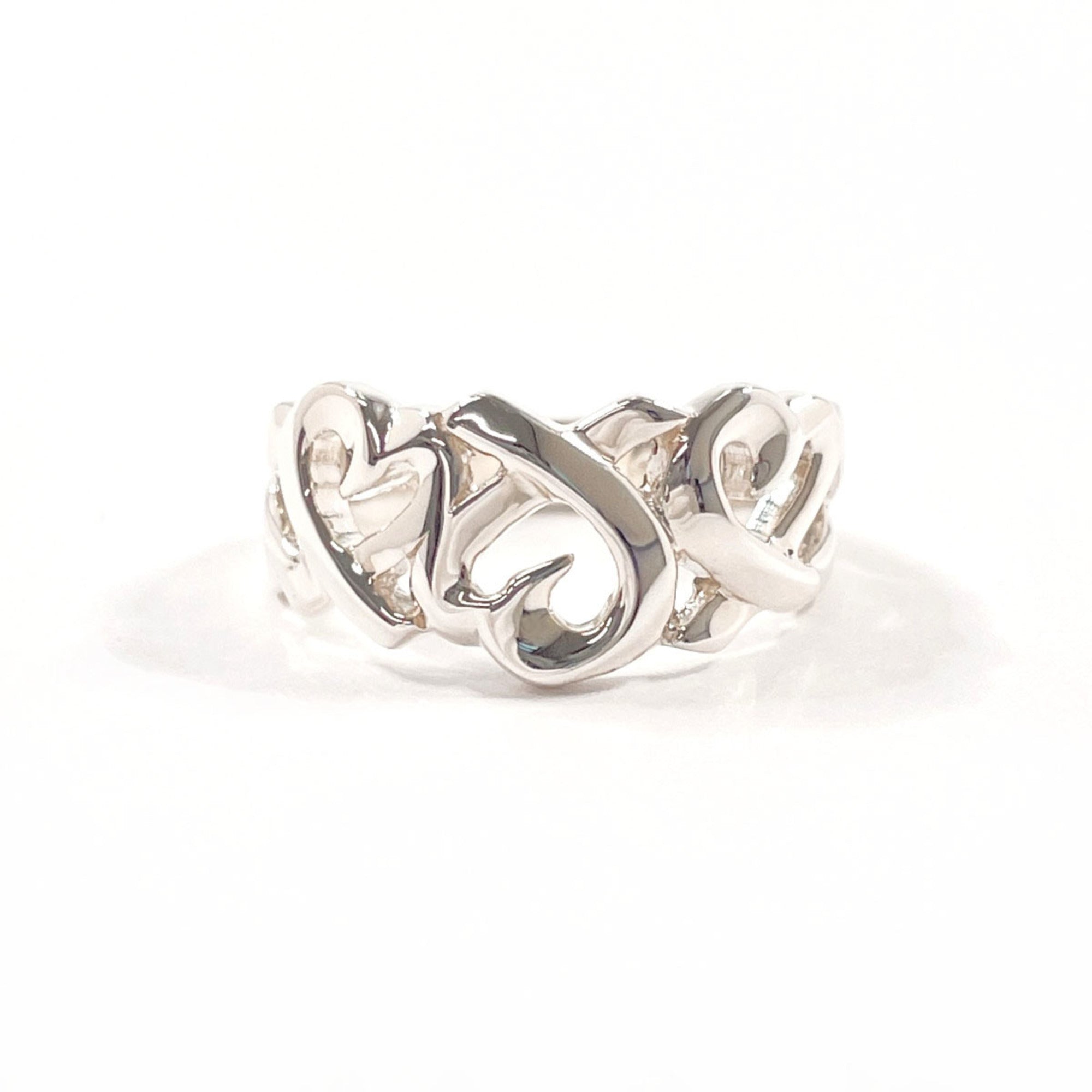 Tiffany Silver Silver 925 Band Ring (Pre-Owned)