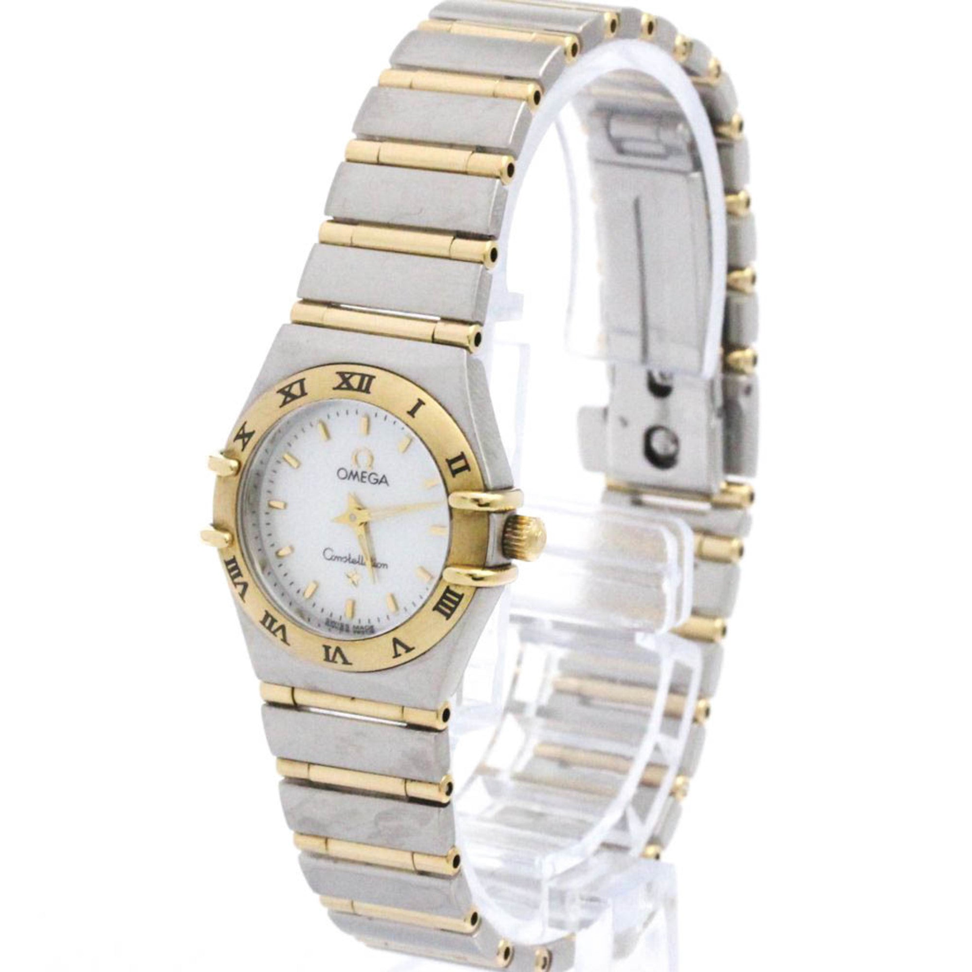 Omega Constellation Quartz Watch Stainless Steel And Yellow Gold Watch (Pre-Owned)