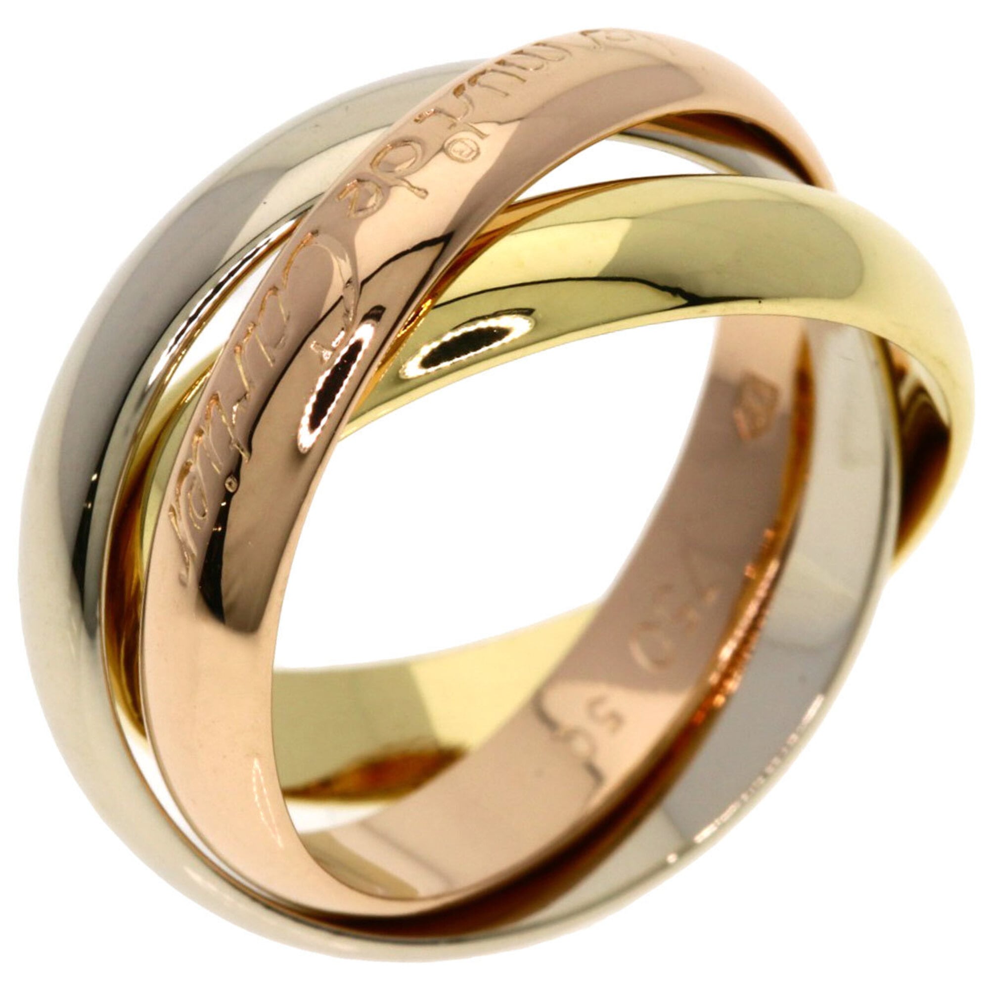 Cartier Yellow Gold (18K) Pink Gold (18K) White Gold (18K) Band Ring (Pre-Owned)