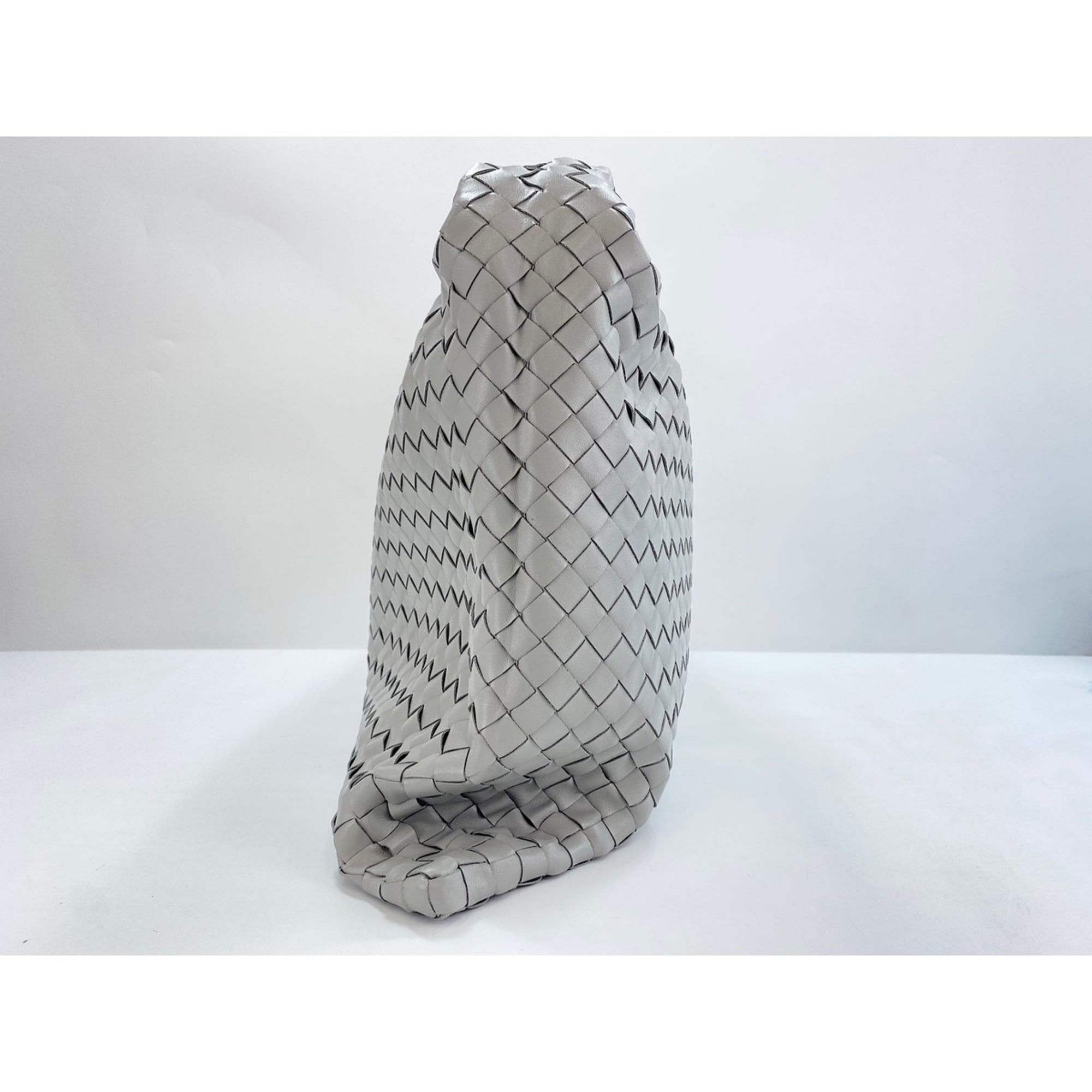 Bottega Veneta Gray Intrecciato Tote Bag (Pre-Owned)