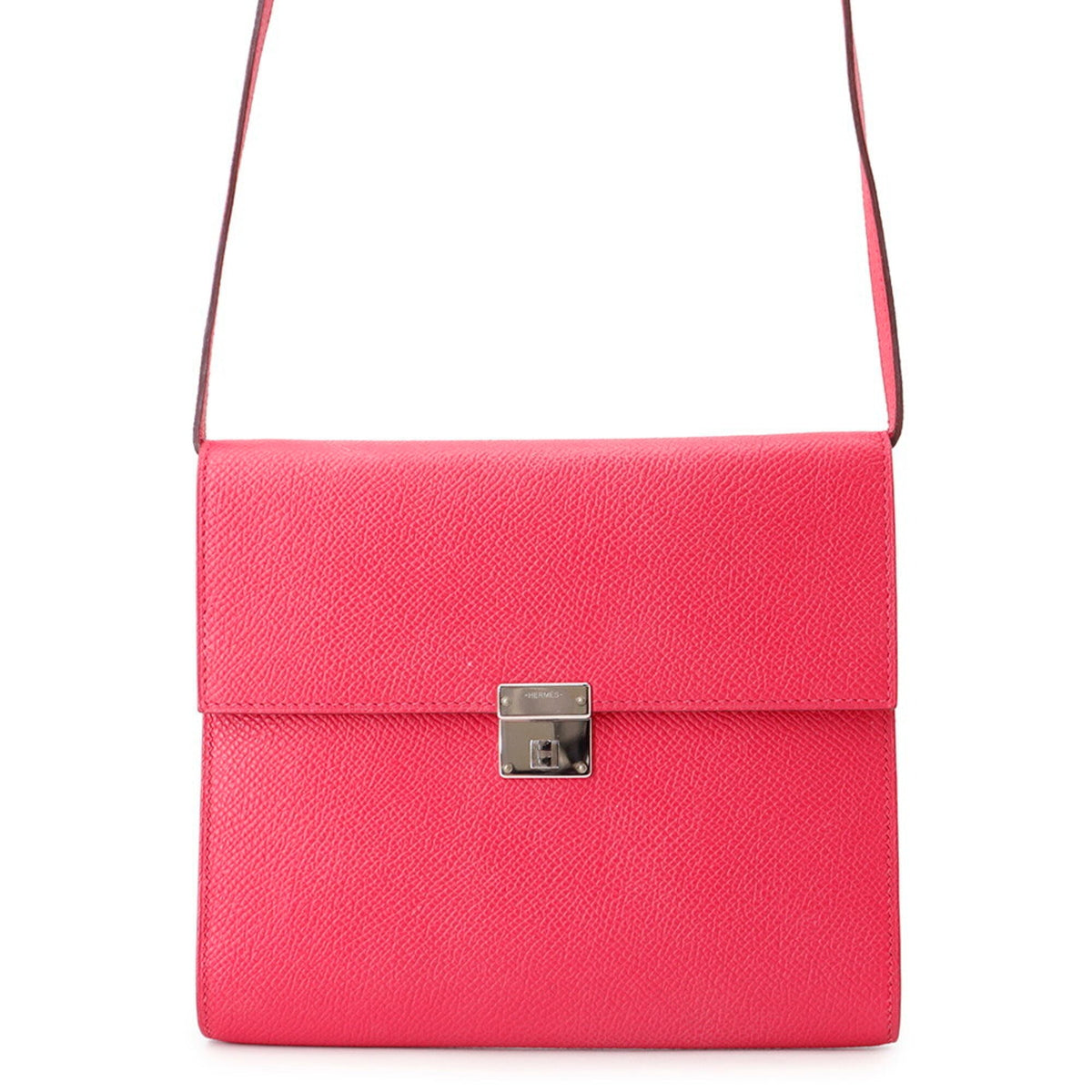 Hermes Rose Pink Epsom Leather Handbag (Pre-Owned)
