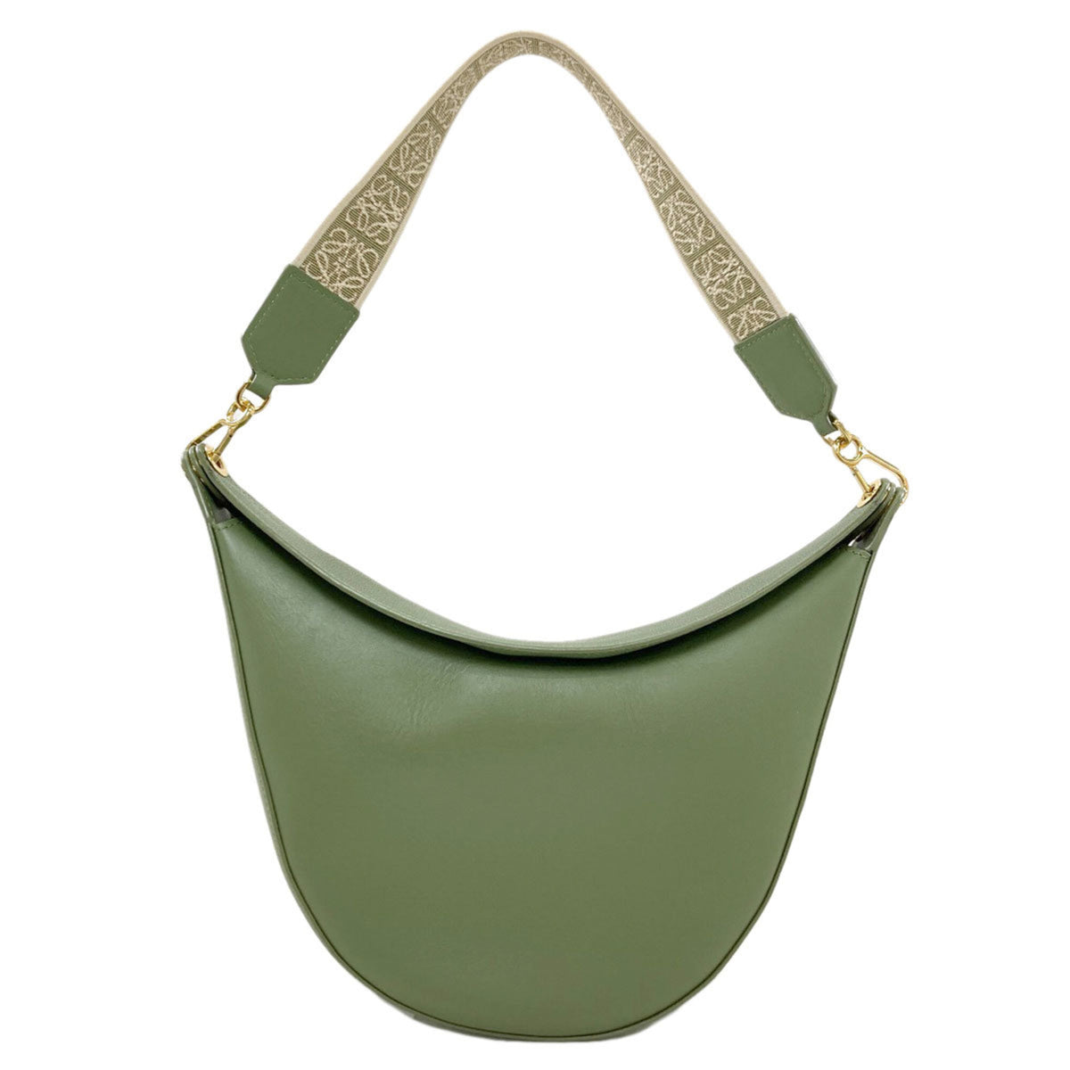 Loewe Green Leather Shoulder Bag (Pre-Owned)