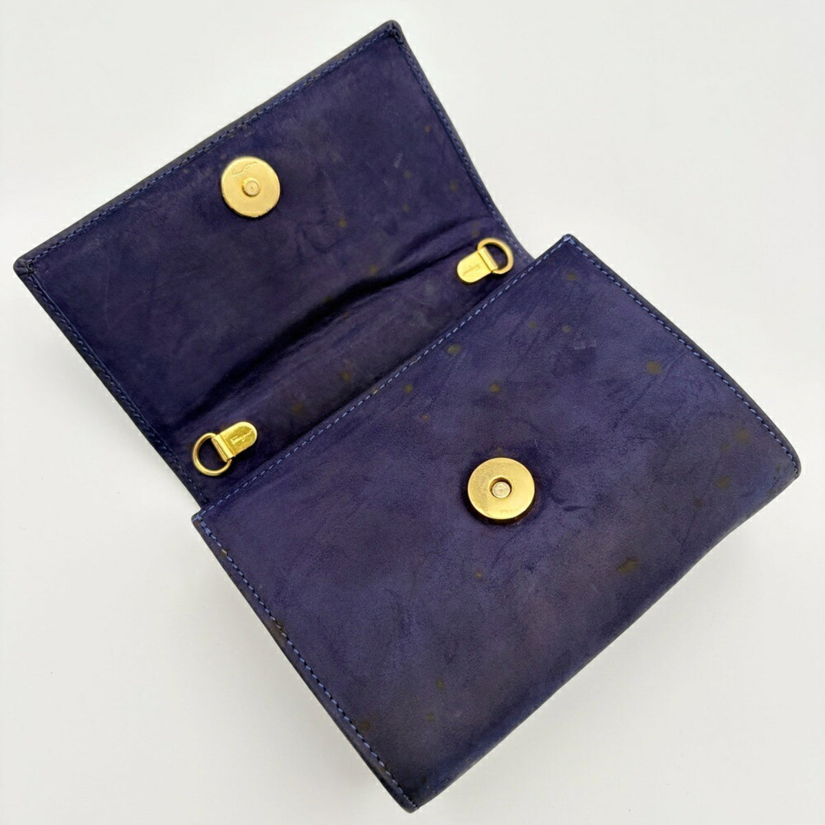 Salvatore Ferragamo Purple Suede Shoulder Bag (Pre-Owned)