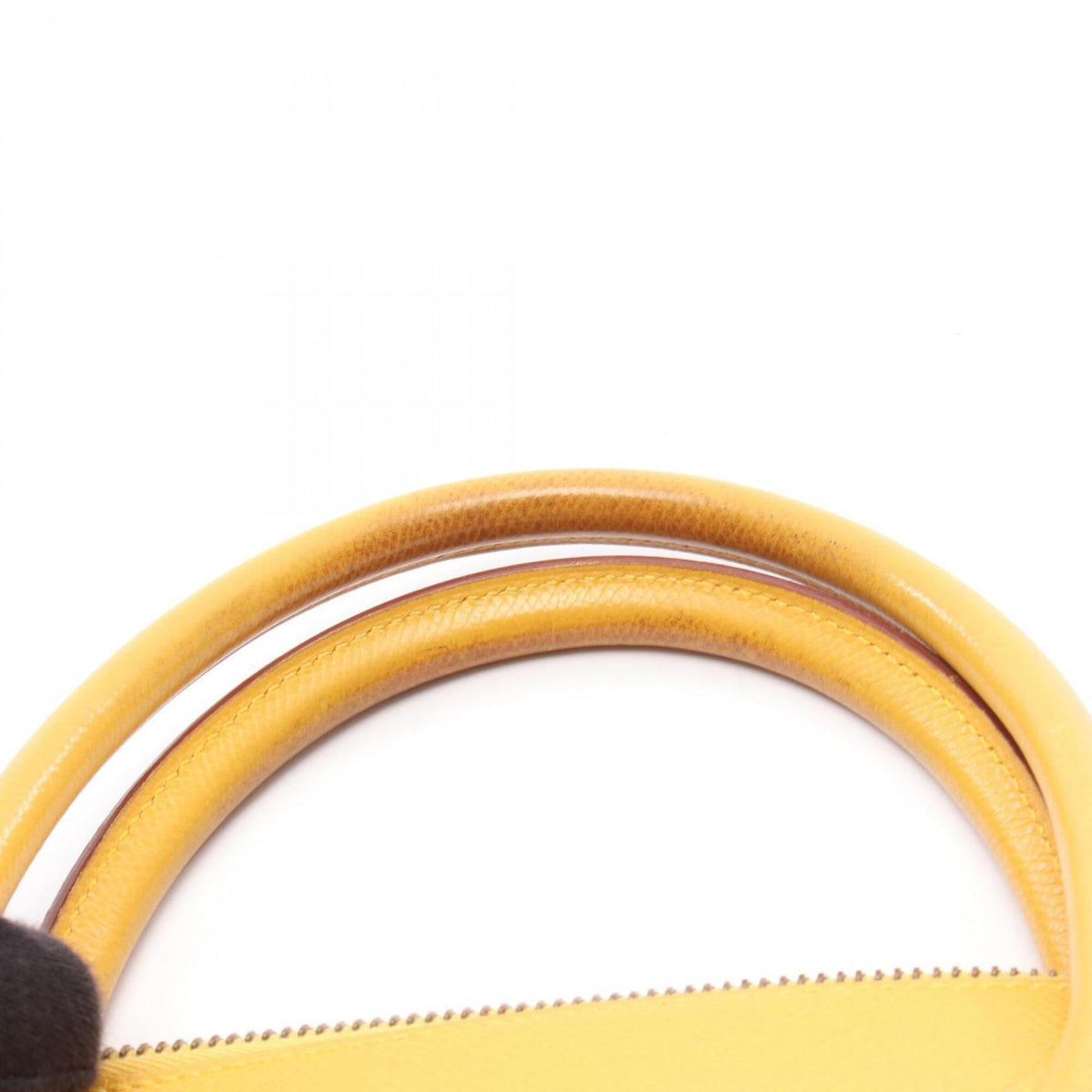 Hermes Yellow Courchevel Leather Handbag (Pre-Owned)