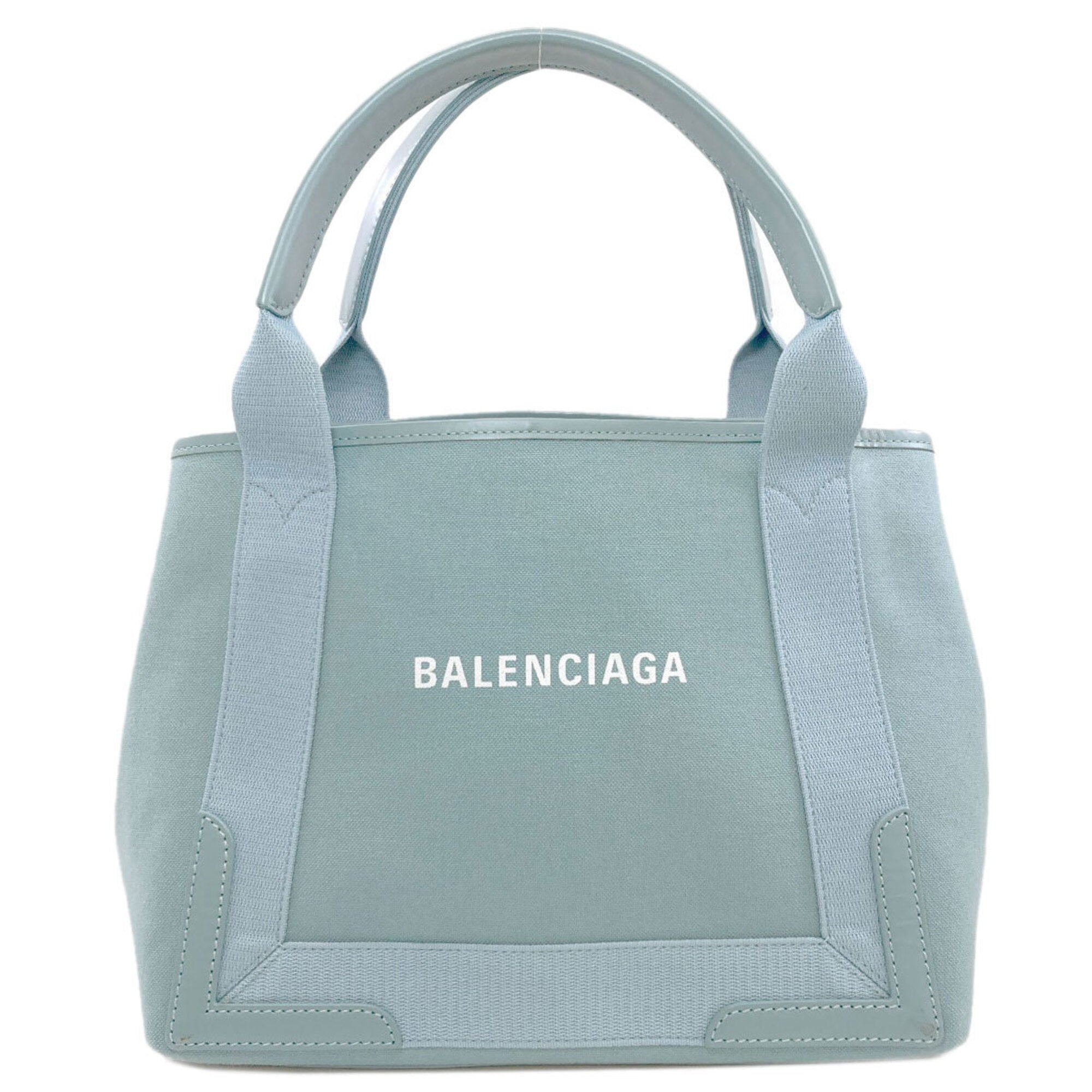 Balenciaga Light Blue Canvas Handbag (Pre-Owned)