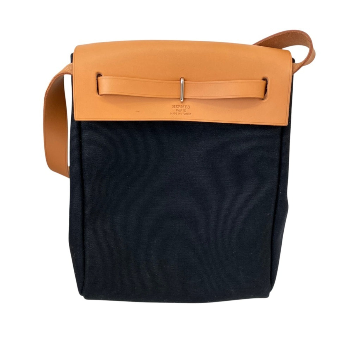 Hermes Beige Canvas Toile H Shoulder Bag (Pre-Owned)