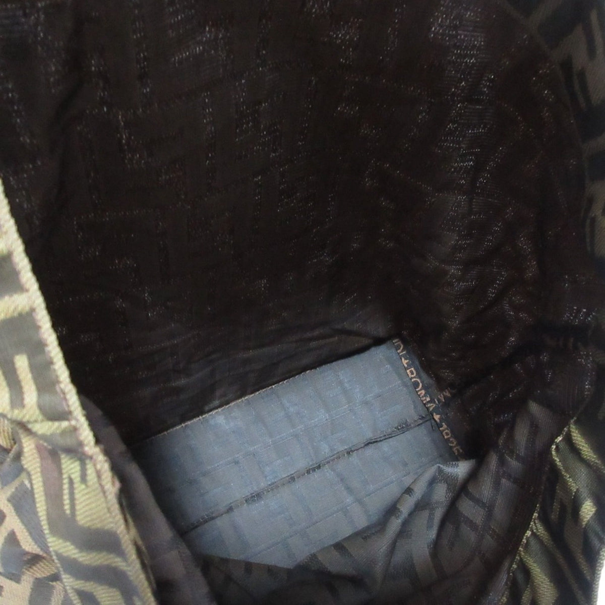 Fendi Zucca Brown Canvas Tote Bag (Pre-Owned)