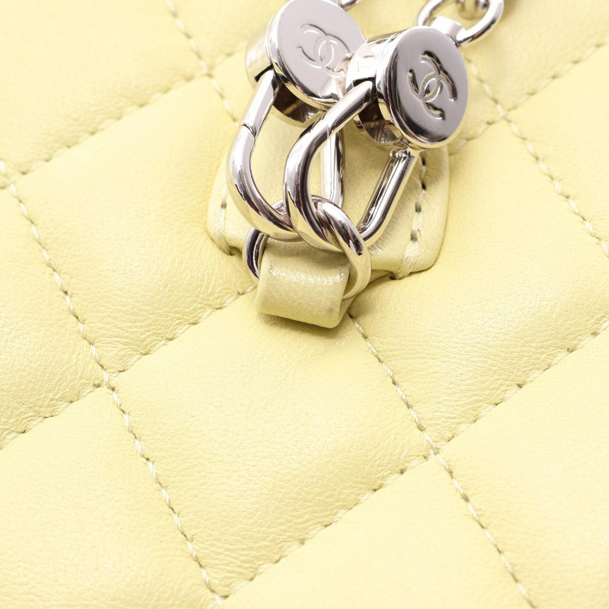Chanel Yellow Leather Backpack (Pre-Owned)