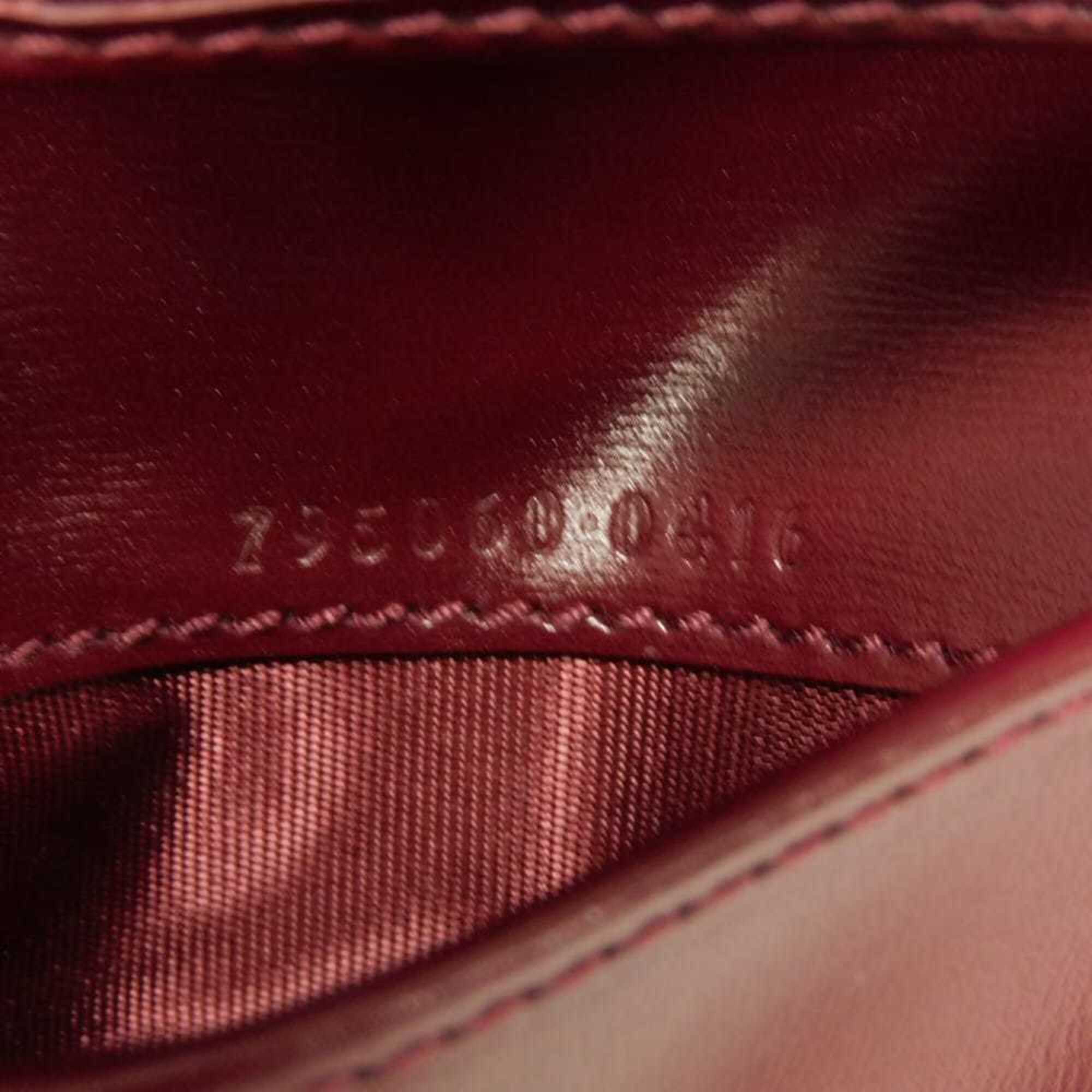 Gucci Bordeaux Red Color Gg Supreme Wallet (Bi-Fold) (Pre-Owned)