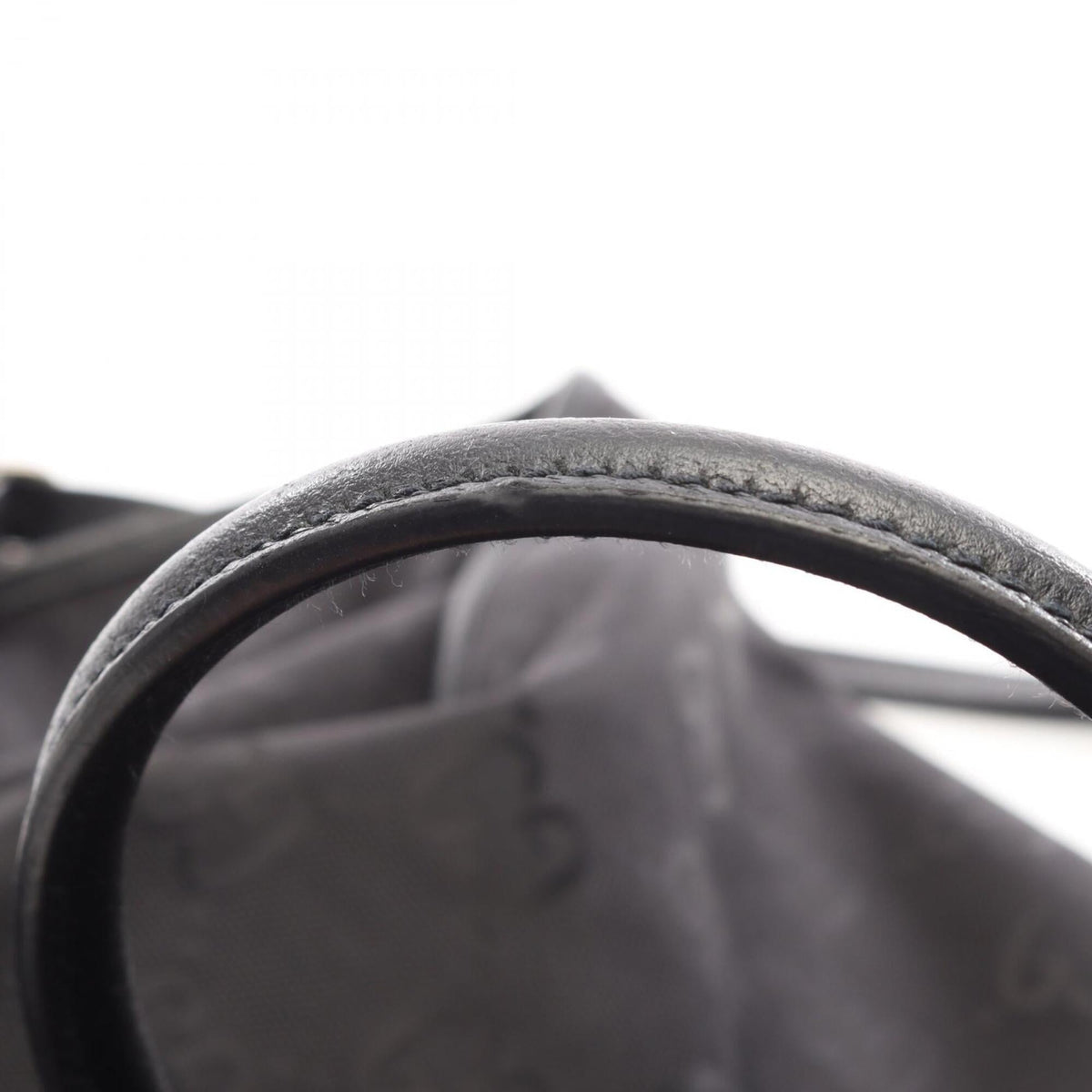 Gucci Black Leather Handbag Shoulder Bag (Pre-Owned)