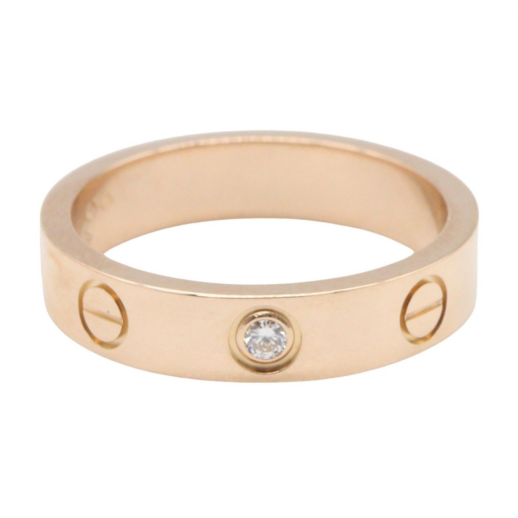 Cartier Gold Clear Pink Gold (18K) Band Ring (Pre-Owned)