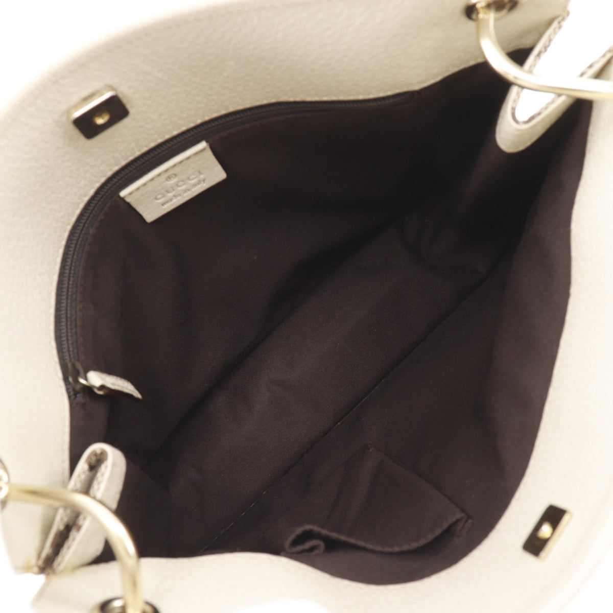 Gucci Gg Canvas Beige Gg Canvas Shoulder Bag (Pre-Owned)