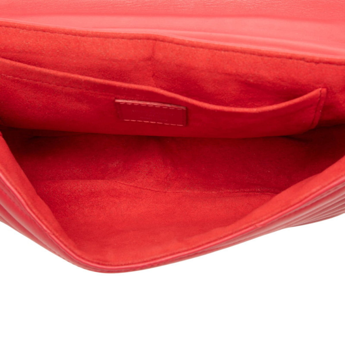 Louis Vuitton Red Color Leather Handbag Shoulder Bag (Pre-Owned)