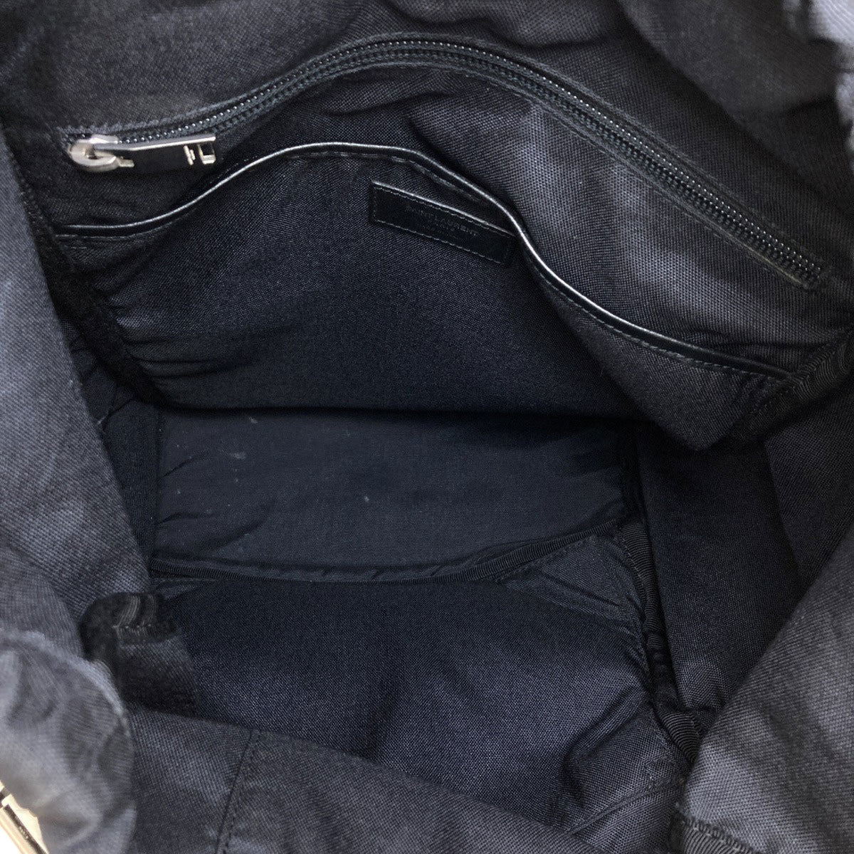 Saint Laurent Black Canvas Backpack (Pre-Owned)