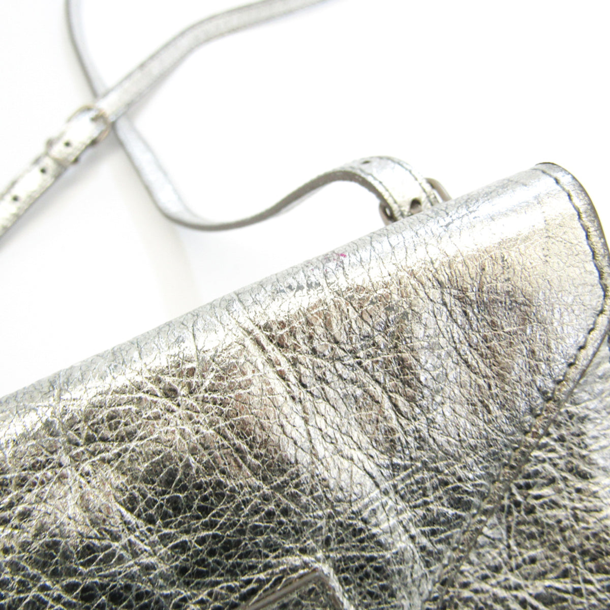 Balenciaga Silver Leather Shoulder Bag (Pre-Owned)