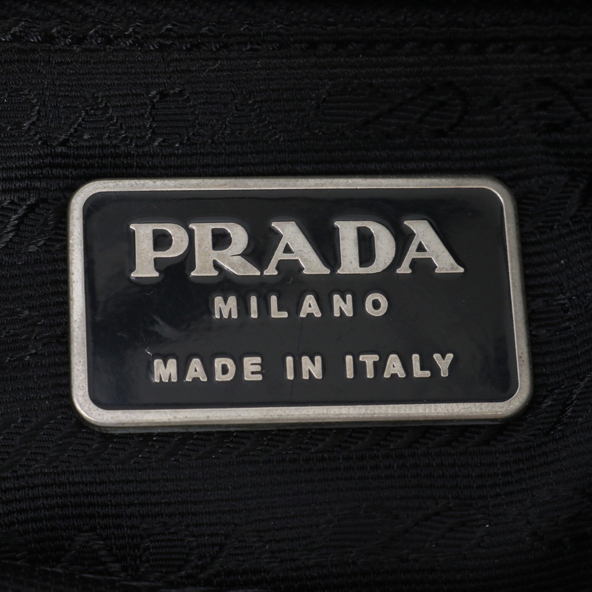 Prada Black Nylon Leather Shoulder Bag (Pre-Owned)