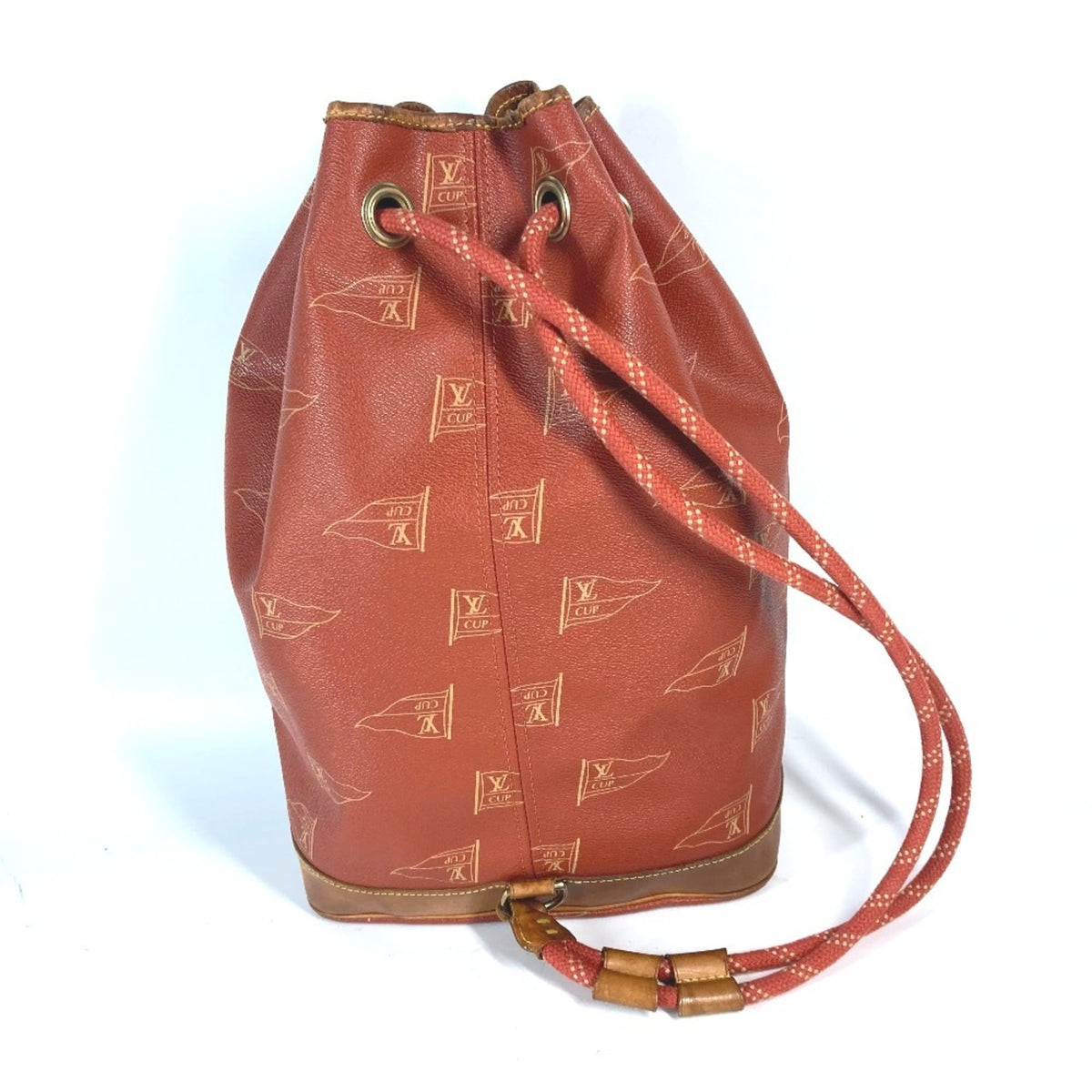 Louis Vuitton Brown Pvc Leather Shoulder Bag (Pre-Owned)
