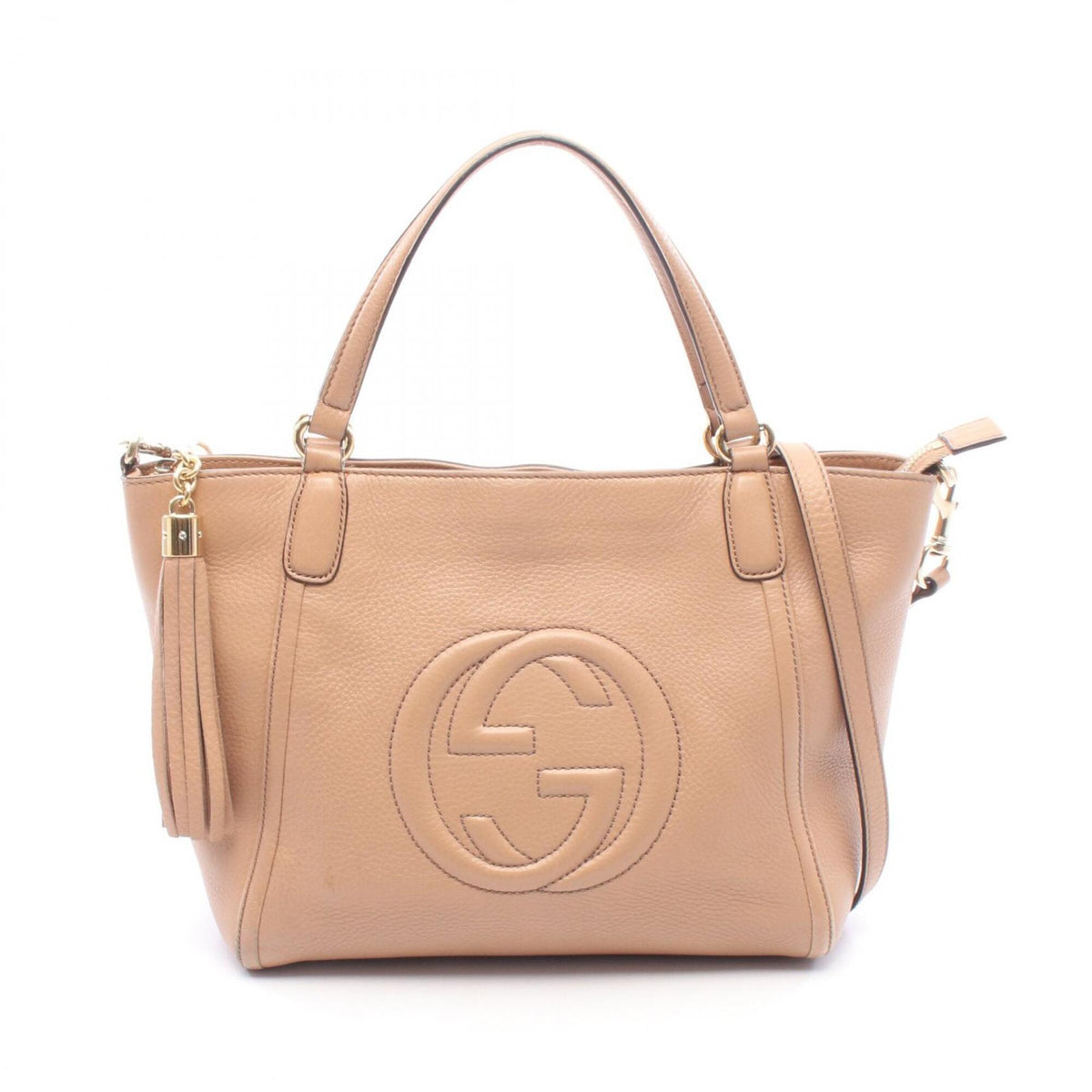 Gucci Pink Leather Handbag (Pre-Owned)