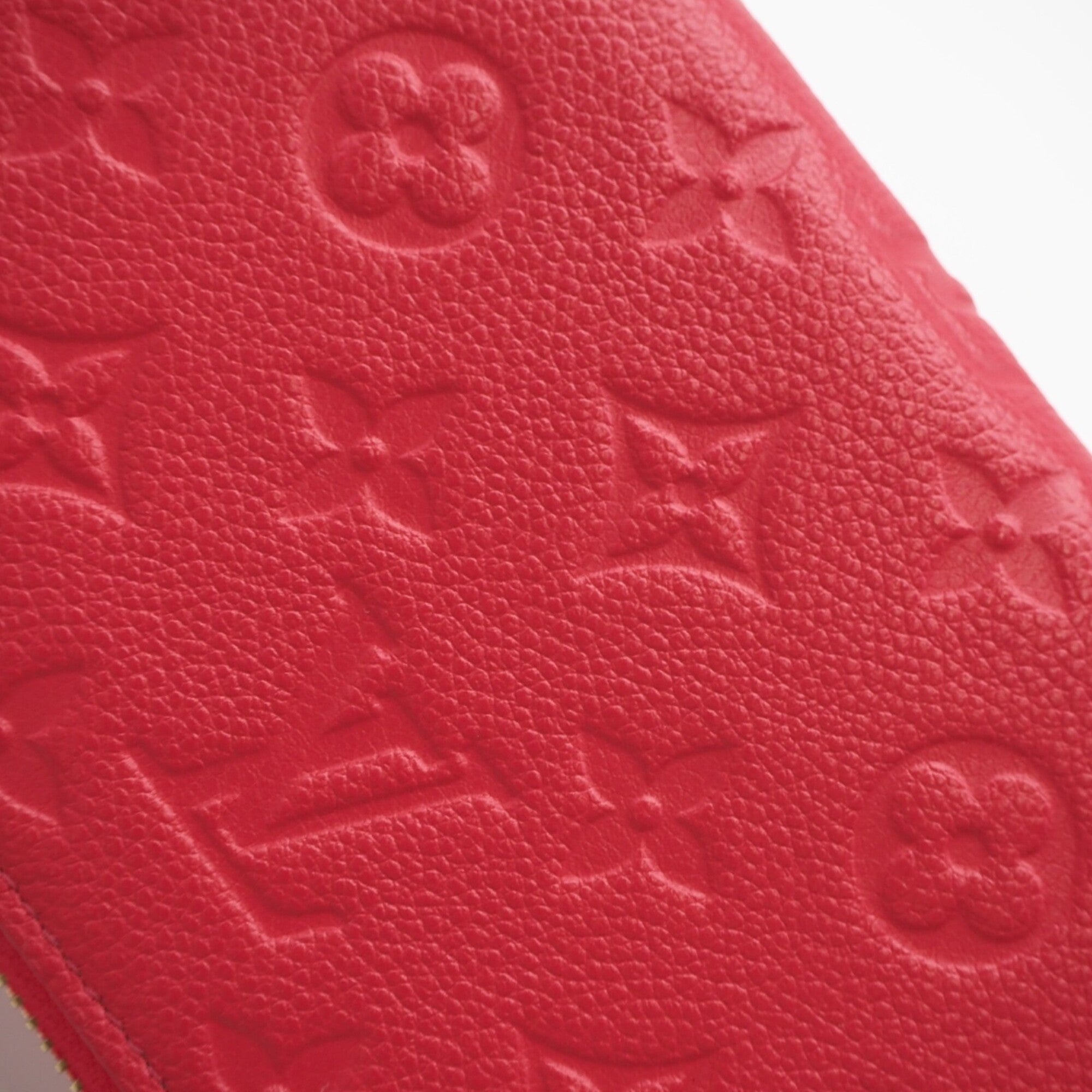Louis Vuitton Monogram Empreinte Pink Leather Long Wallet (Bi-Fold) (Pre-Owned)