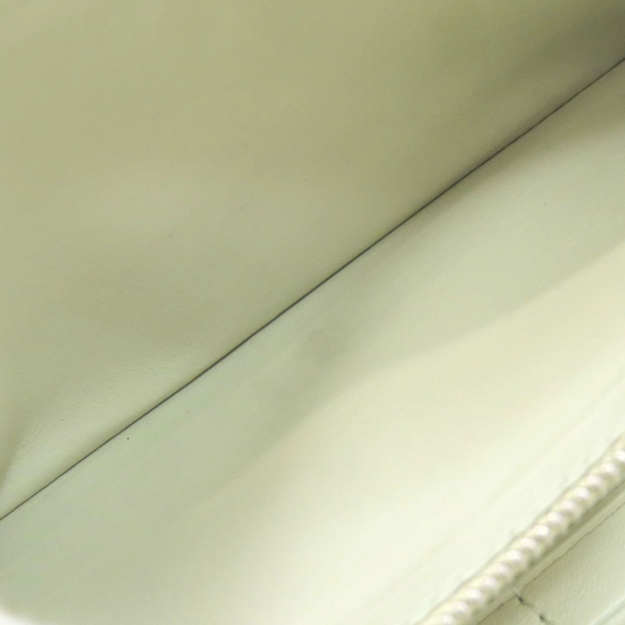 Loewe Light Green Leather Long Wallet (Bi-Fold) (Pre-Owned)