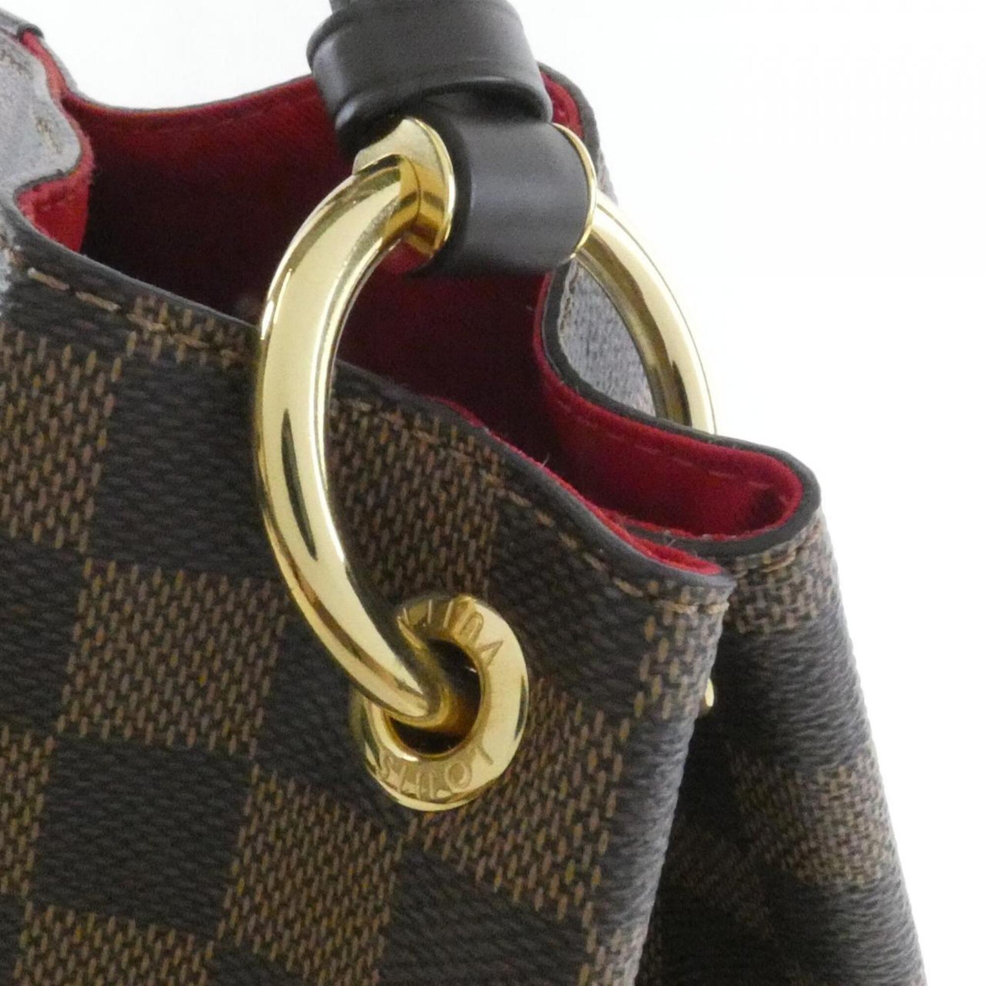 Louis Vuitton Brown Coated Canvas Shoulder Bag (Pre-Owned)