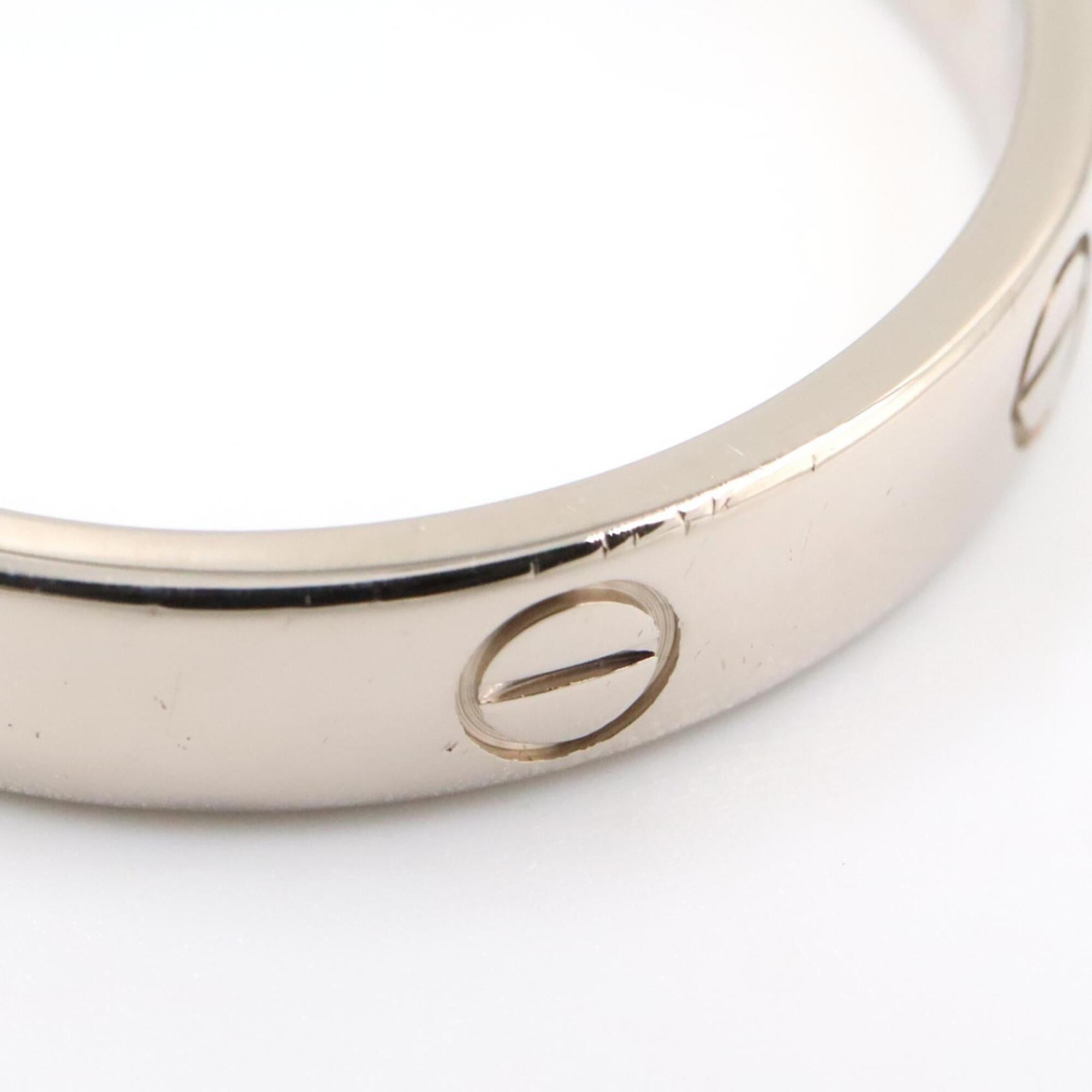 Cartier Silver White Gold (18K) Band Ring (Pre-Owned)